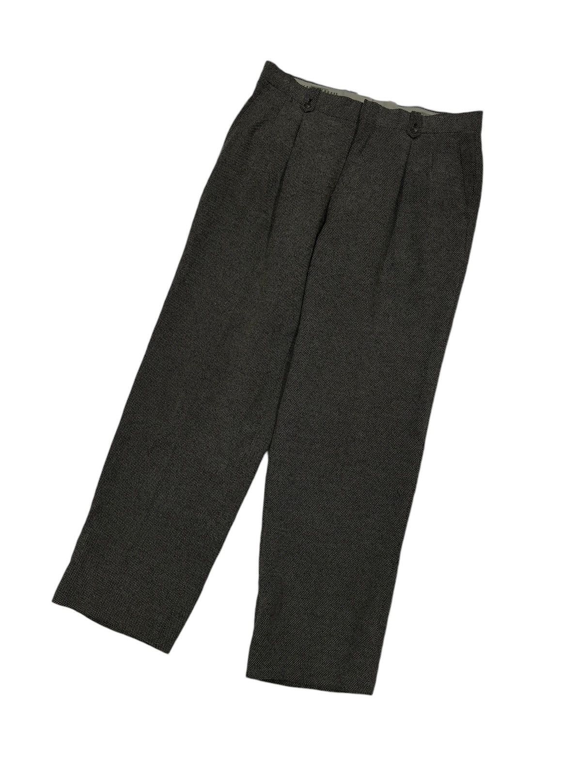 Kansai Yamamoto Vtg🔥90’s Kansai Man Casual Salt & Pepper Pants Size US 34 / EU 50 - 6 Thumbnail