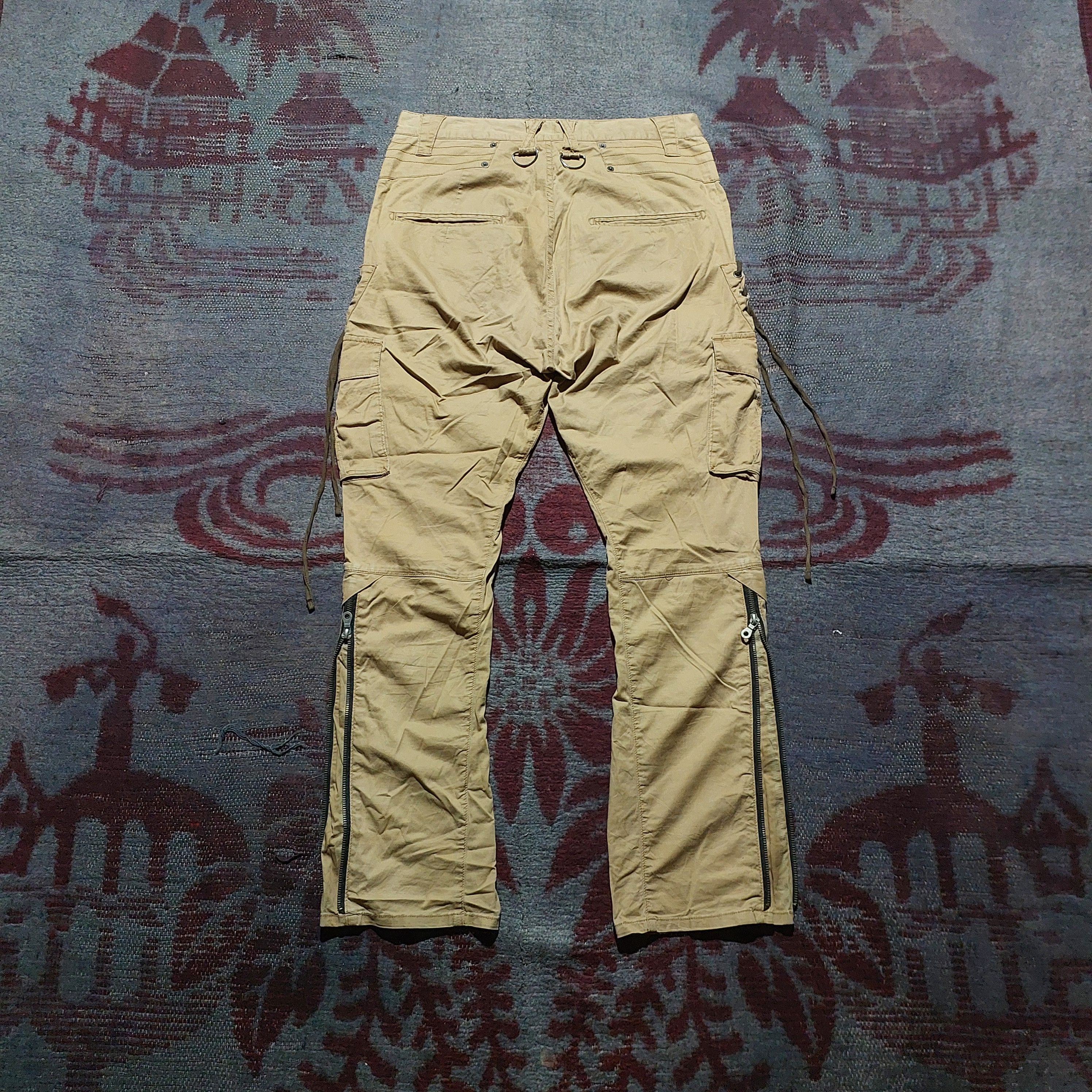 PPFM PPFM japanese zipp leg bondage cargo pants Size US 33 - 3 Thumbnail
