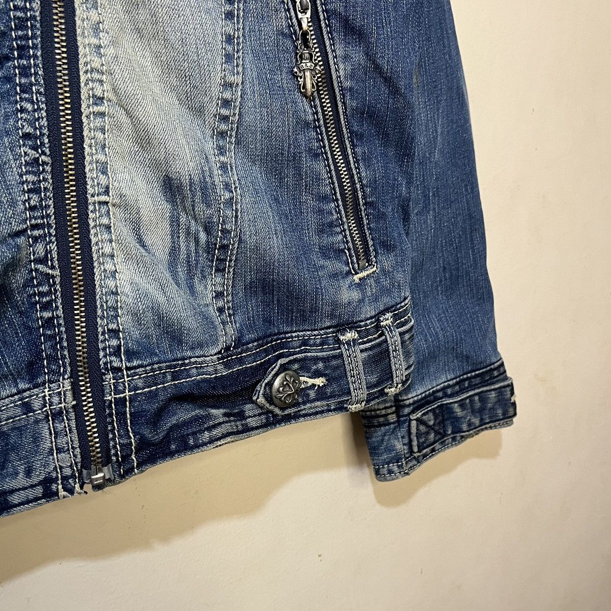 A&G Rock Rare A&G Amal Guessous x Sex Pistols Biker Denim Jacket Size US L / EU 52-54 / 3 - 8 Thumbnail