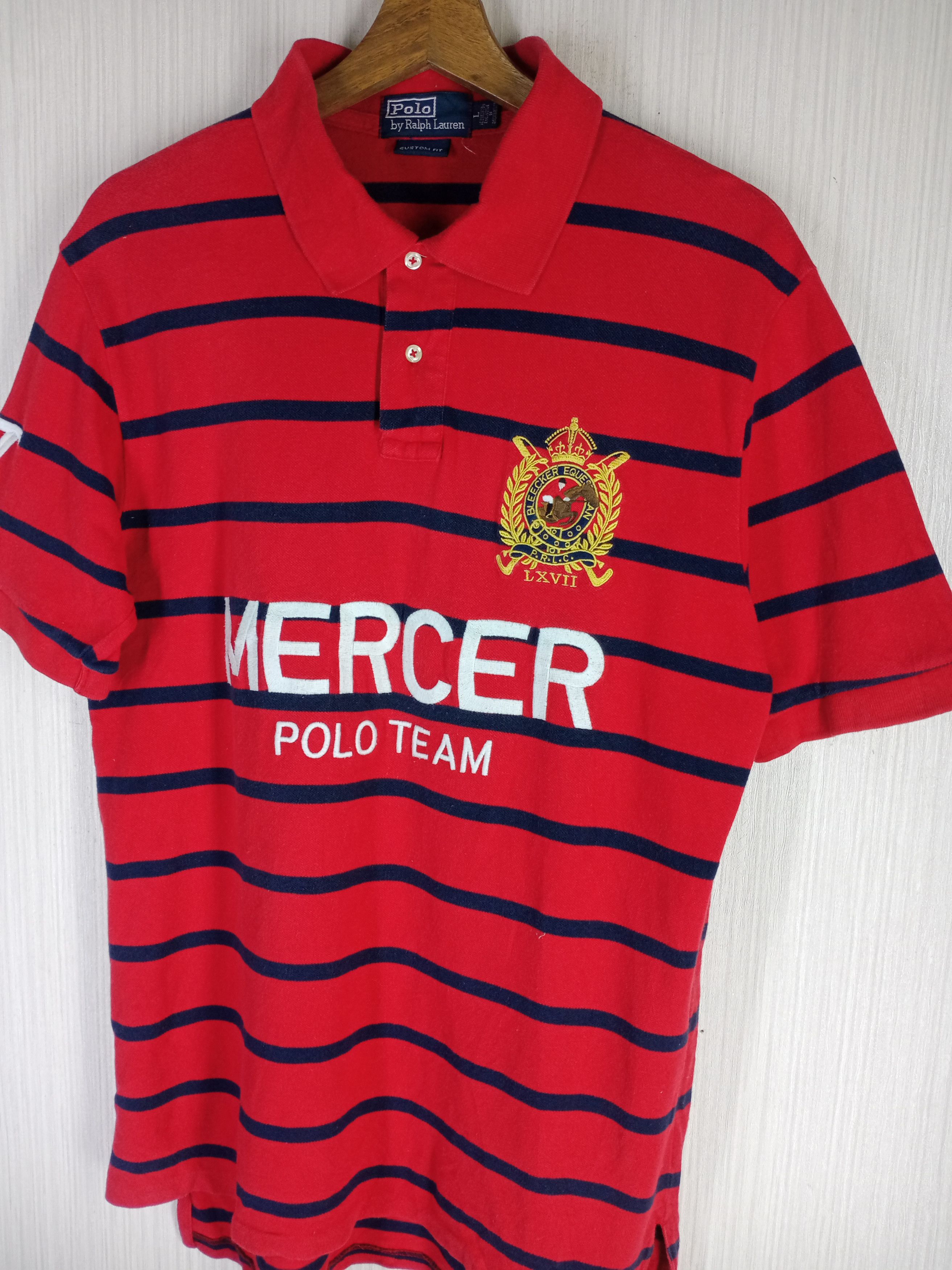 Polo Ralph Lauren Chief Keef Polo Ralph Lauren Mercer Team Striped Polo Shirt Size US L / EU 52-54 / 3 - 2 Thumbnail