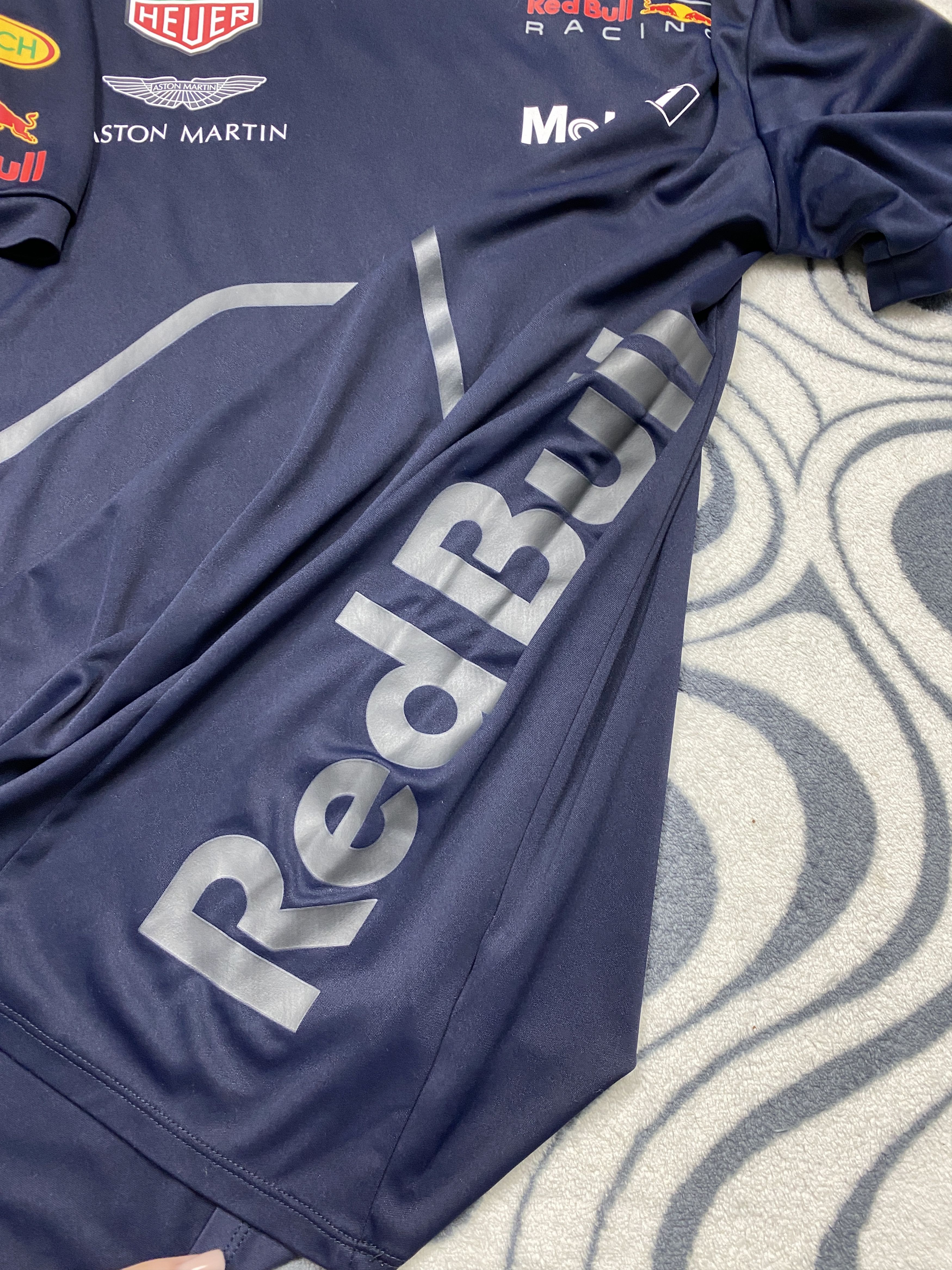 Puma × Red Bull Puma Red Bull Racing Aston Martin Mens Polo Shirt Size US S / EU 44-46 / 1 - 8 Thumbnail