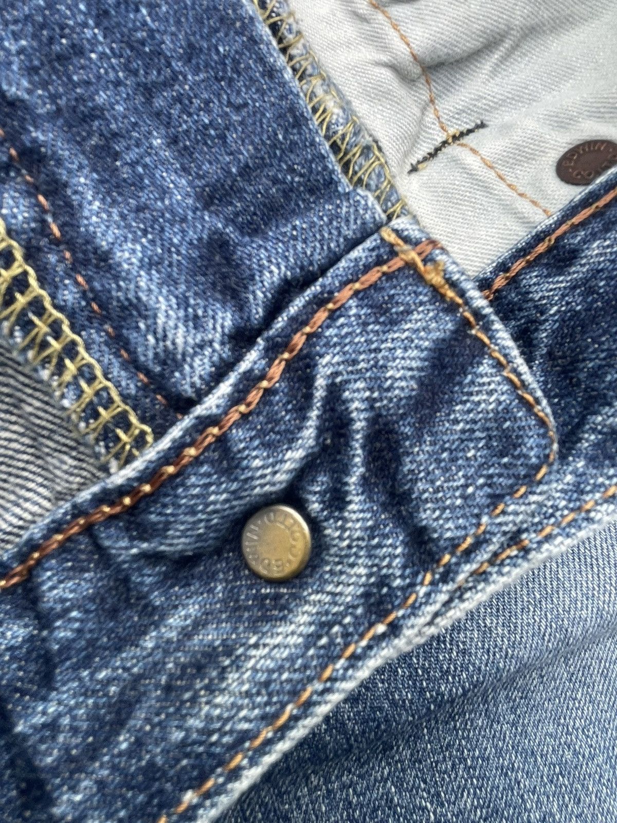 Edwin Vintage Edwin ED05 Faded Denim Size US 34 / EU 50 - 22 Thumbnail