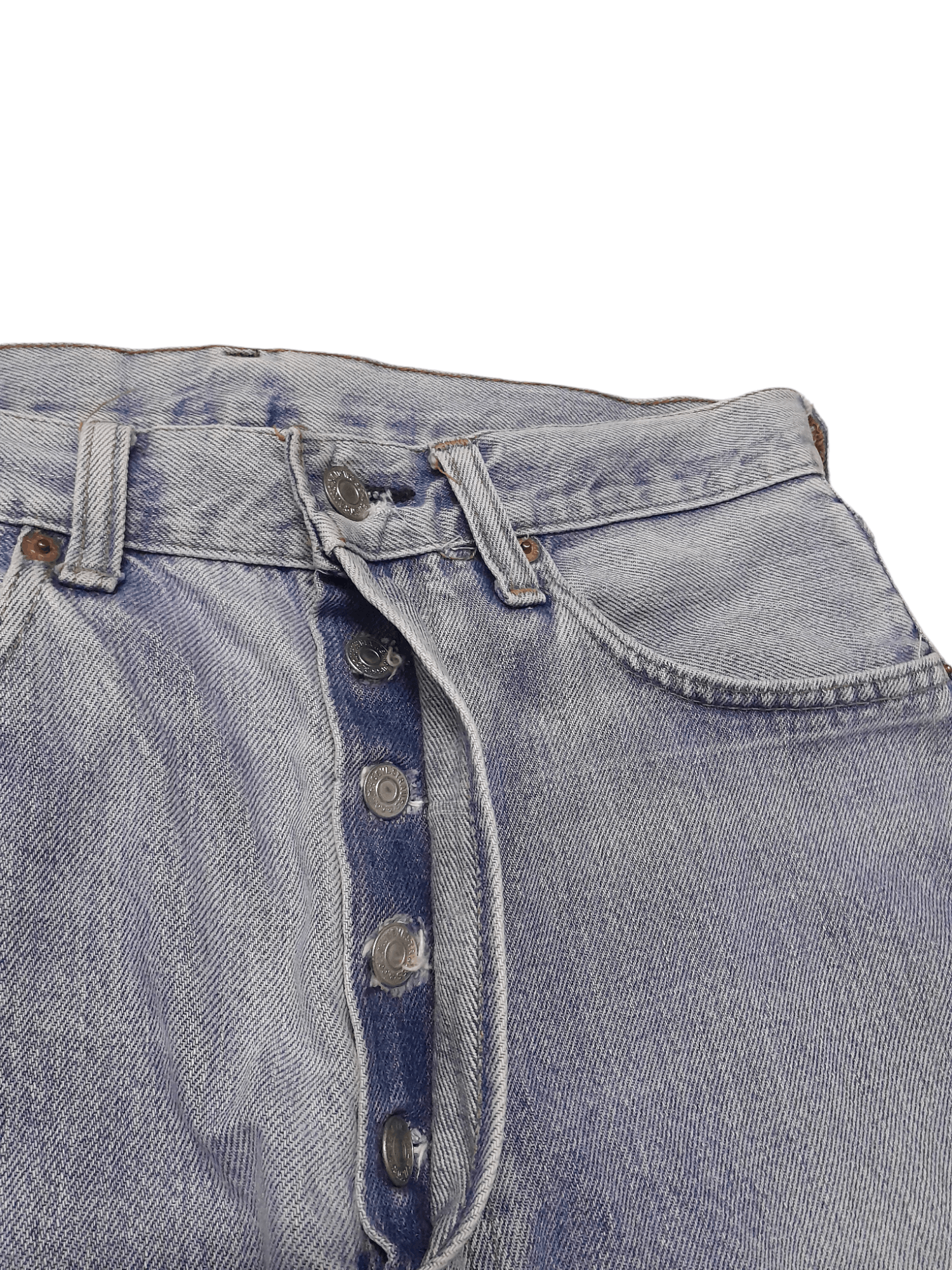 Levi's 80s Levis 501 Denim 524 Selvedge Denim (S 284) Waist 30 Size US 30 / EU 46 - 6 Thumbnail