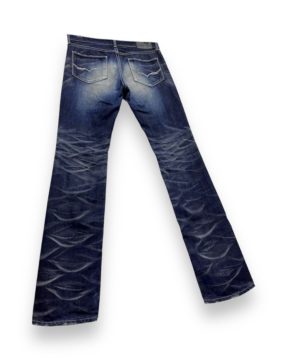 🔥MADE IN JAPAN! Designer FUGA Distressed Whiskered Slim Fit