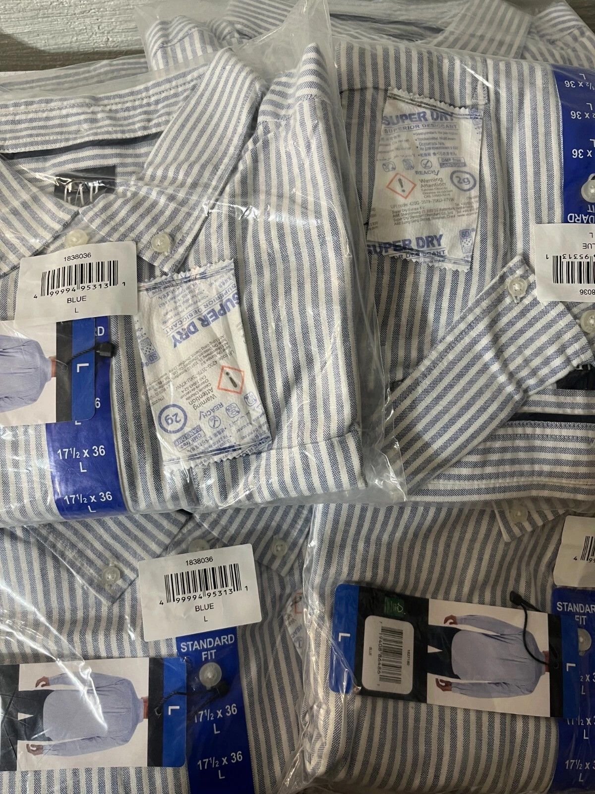 Gap Classic Oxford Long Sleeve Button Up Shirt Size US XL / EU 56 / 4 - 4 Thumbnail