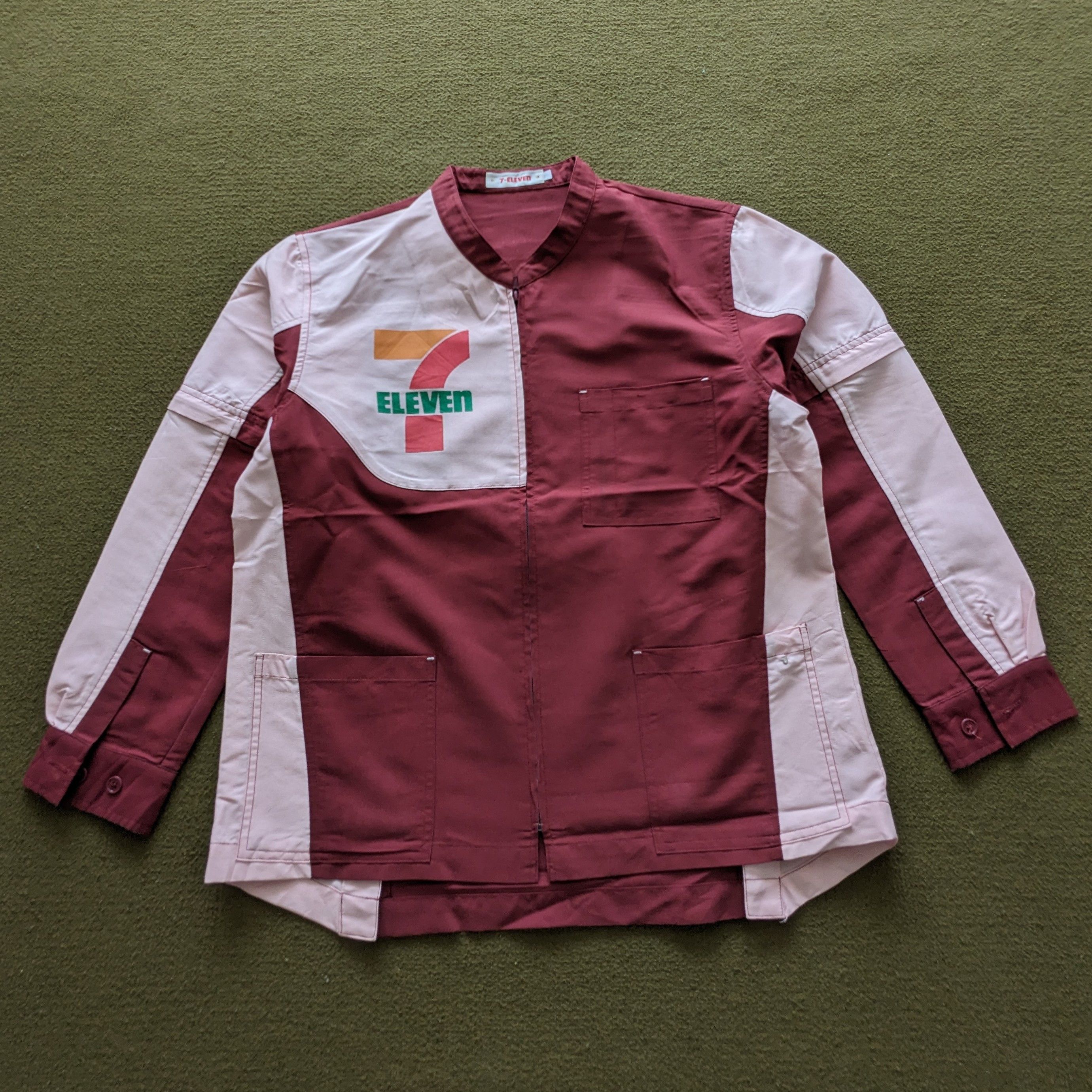Vintage Vintage 7 ELEVEN Uniform Workers Jacket Size US S / EU 44-46 / 1 - 1 Thumbnail