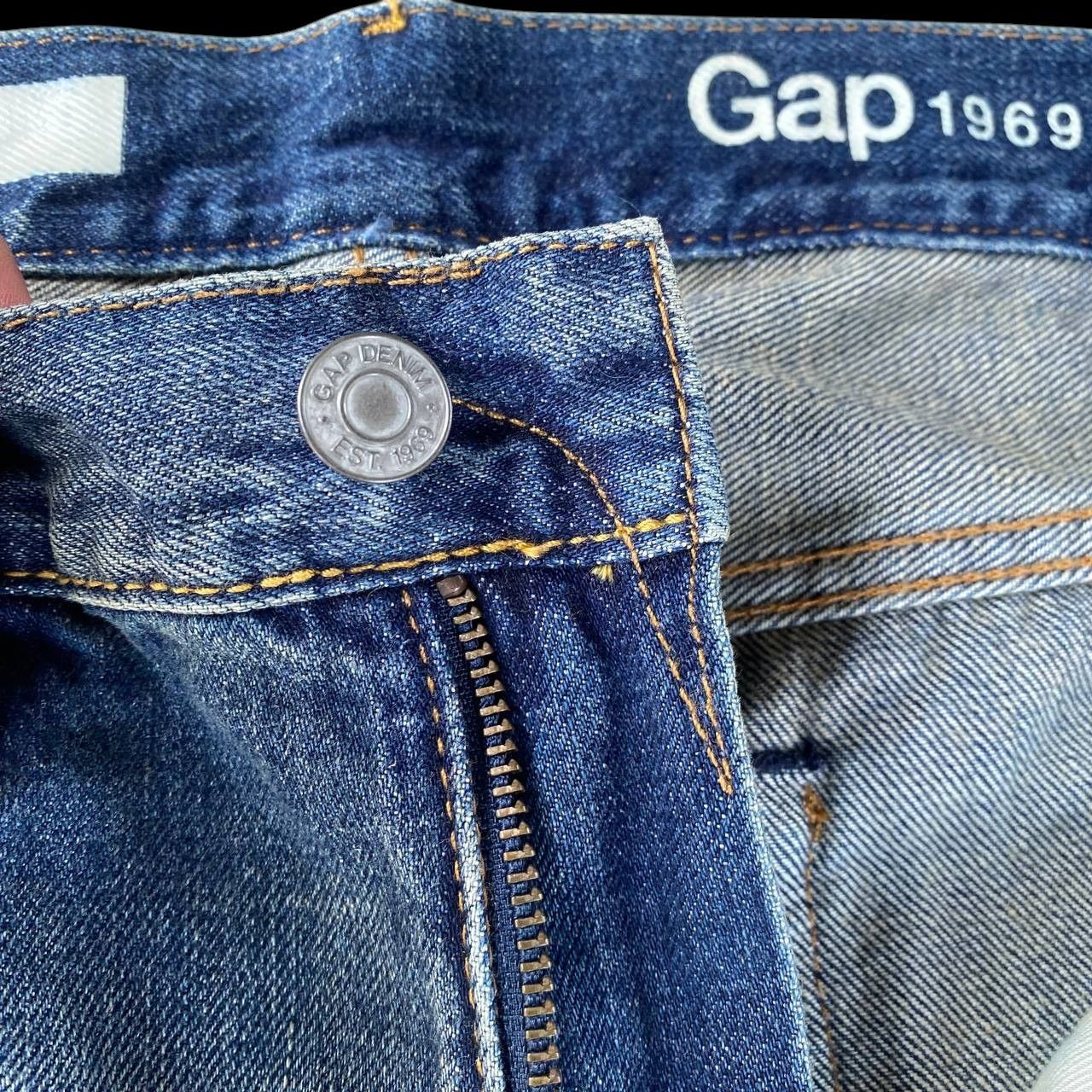 Gap VINTAGE Y2K GAP DISTRESSED GRUNGE DENIM Size US 33 - 13 Thumbnail