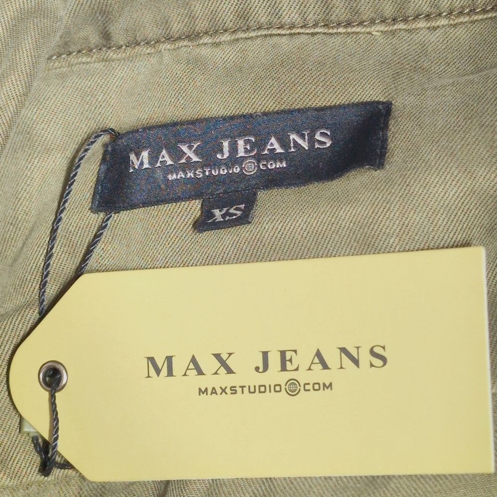 Other Max Jeans XS Green Khaki Military Field Utility Jacket NWT Size XS / US 0-2 / IT 36-38 - 5 Thumbnail