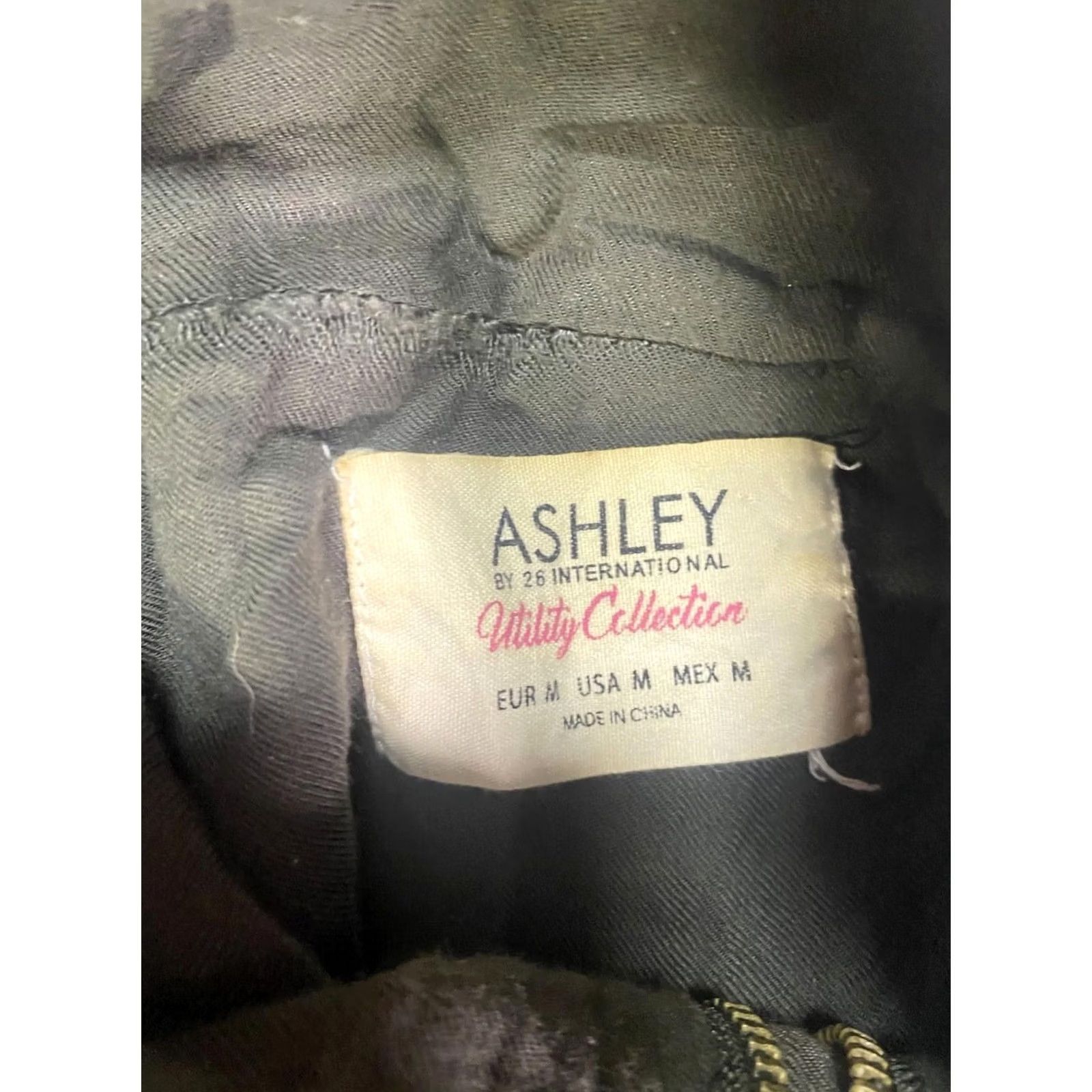Vintage Ashley Vest Women M Green Bomber Pockets Polyester Utility Medium Size M / US 6-8 / IT 42-44 - 3 Thumbnail