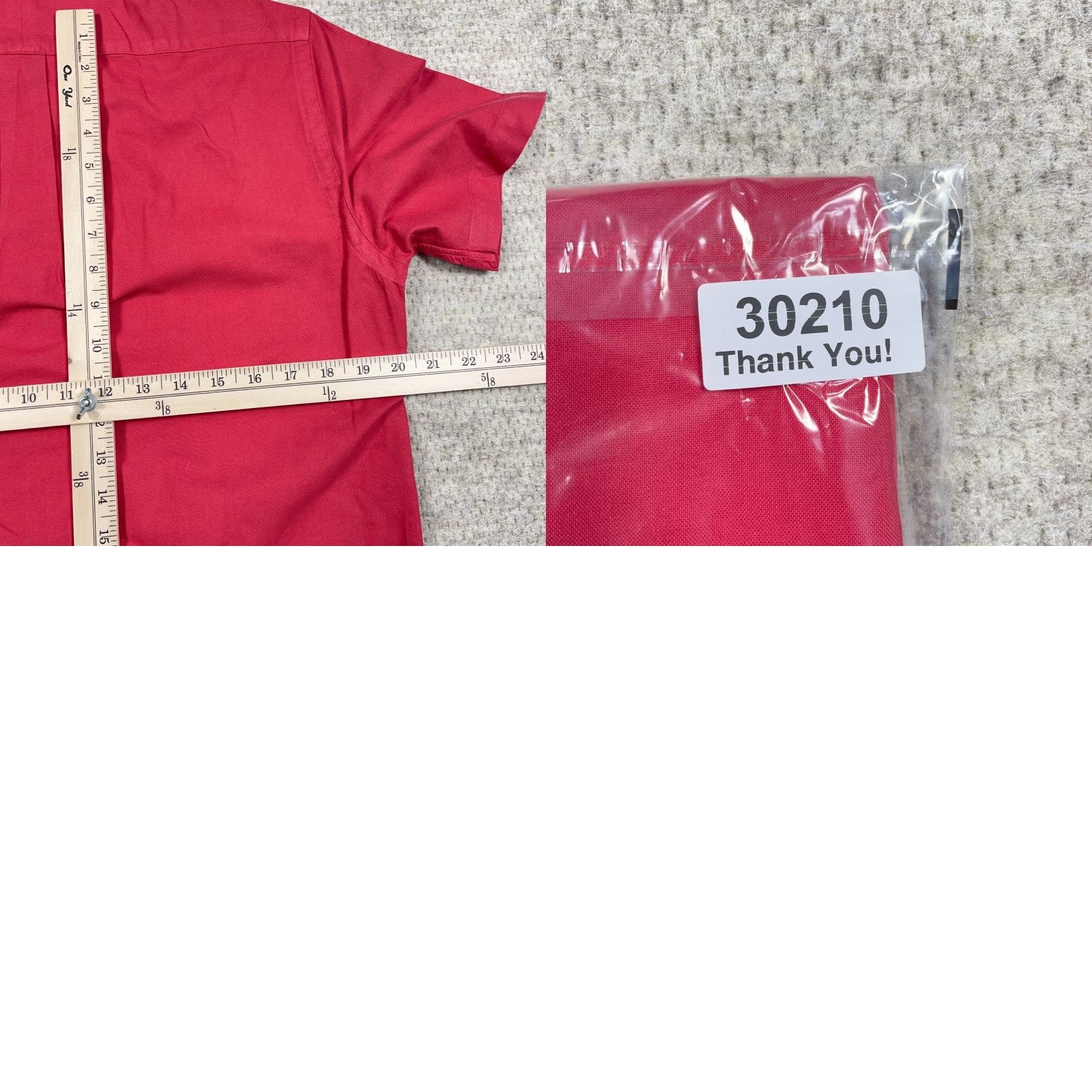 Ralph Lauren Ralph Lauren Oxford Shirt Men L Pink Blue Button-Up Collared Short Sleeve Preppy Size 42R - 8 Thumbnail
