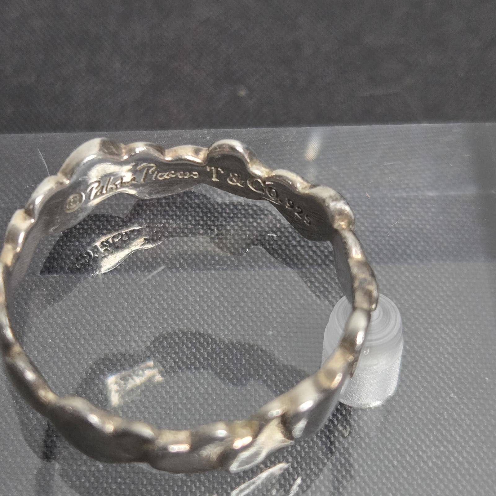 Tiffany & Co. Tiffany & Co Paloma Picasso Hearts Sterling Silver Ring 9.5 Size ONE SIZE - 5 Thumbnail