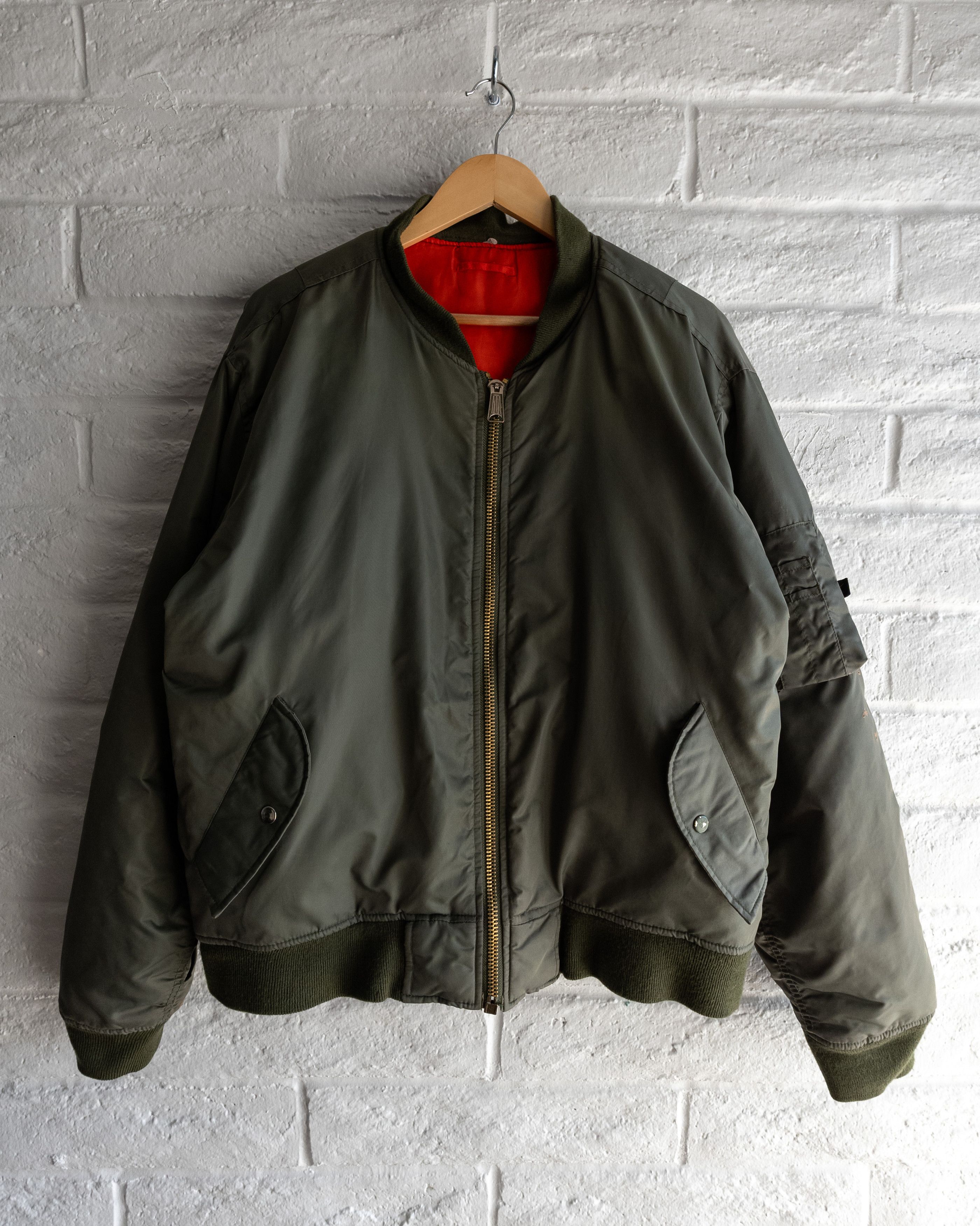 Vintage Vintage Rothco MA-1 Bomber Jacket Olive Green Men's XL Size US XL / EU 56 / 4 - 1 Thumbnail