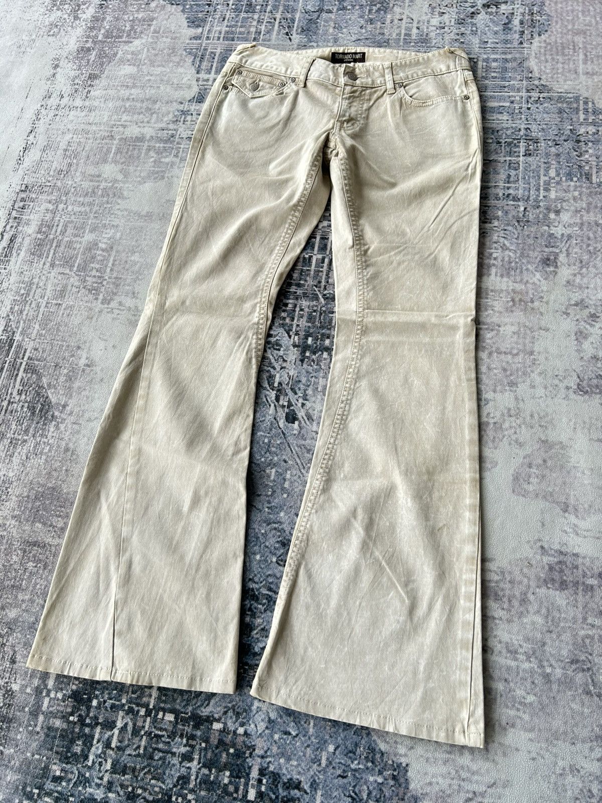 If Six Was Nine Tornado Mart Flared Plain Pants Size US 29 - 2 Thumbnail