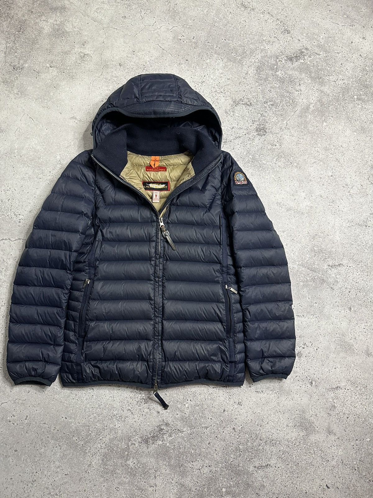 Parajumpers Parajumpers Super Light Weight Puffer Zip Hooded Jacket Navy Size M / US 6-8 / IT 42-44 - 3 Thumbnail
