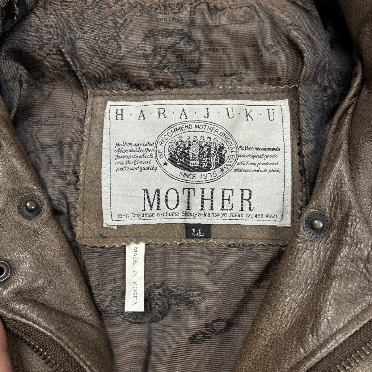 Japanese Brand Vintage harajuku leather bomber flight jacket Size US L / EU 52-54 / 3 - 7 Thumbnail