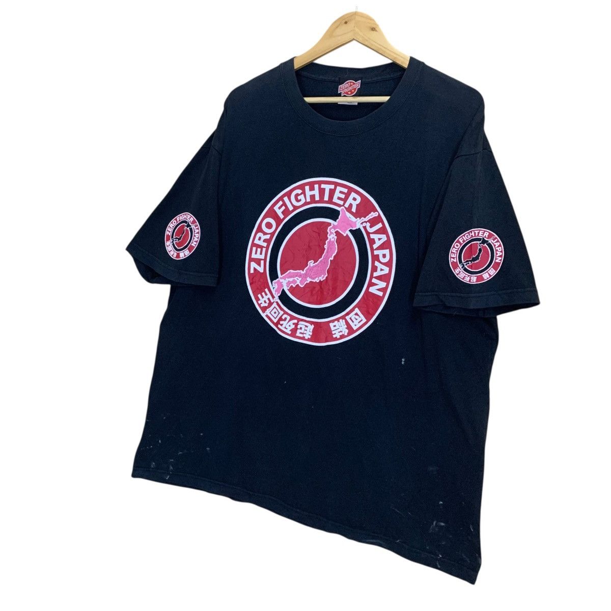 Japanese Brand Vintage Y2K Zero Fighter Japan Big Logo Shortsleeve Tee Size US XL / EU 56 / 4 - 3 Thumbnail