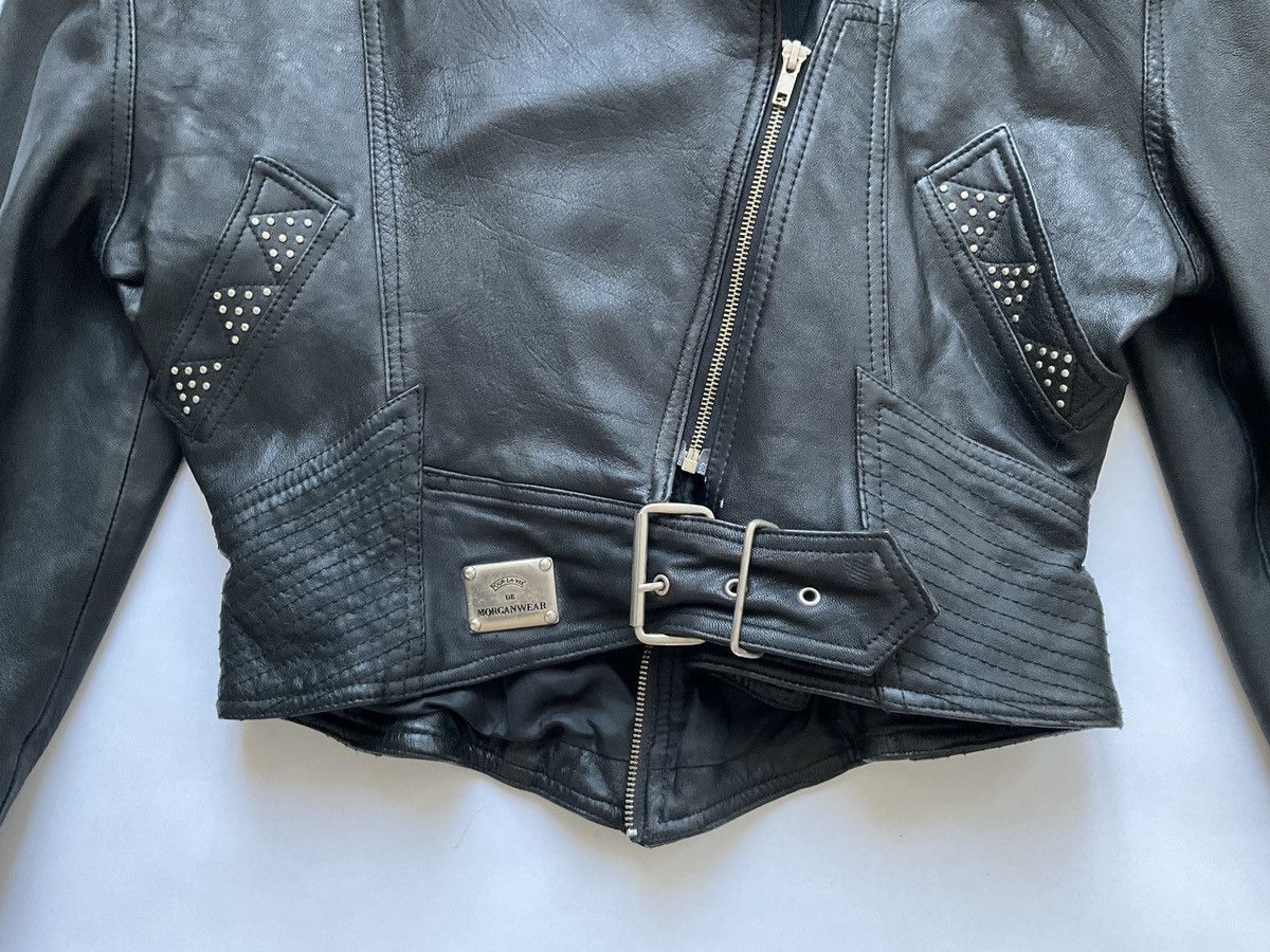 Vintage Vintage leather jacket with studs Size M / US 6-8 / IT 42-44 - 2 Thumbnail