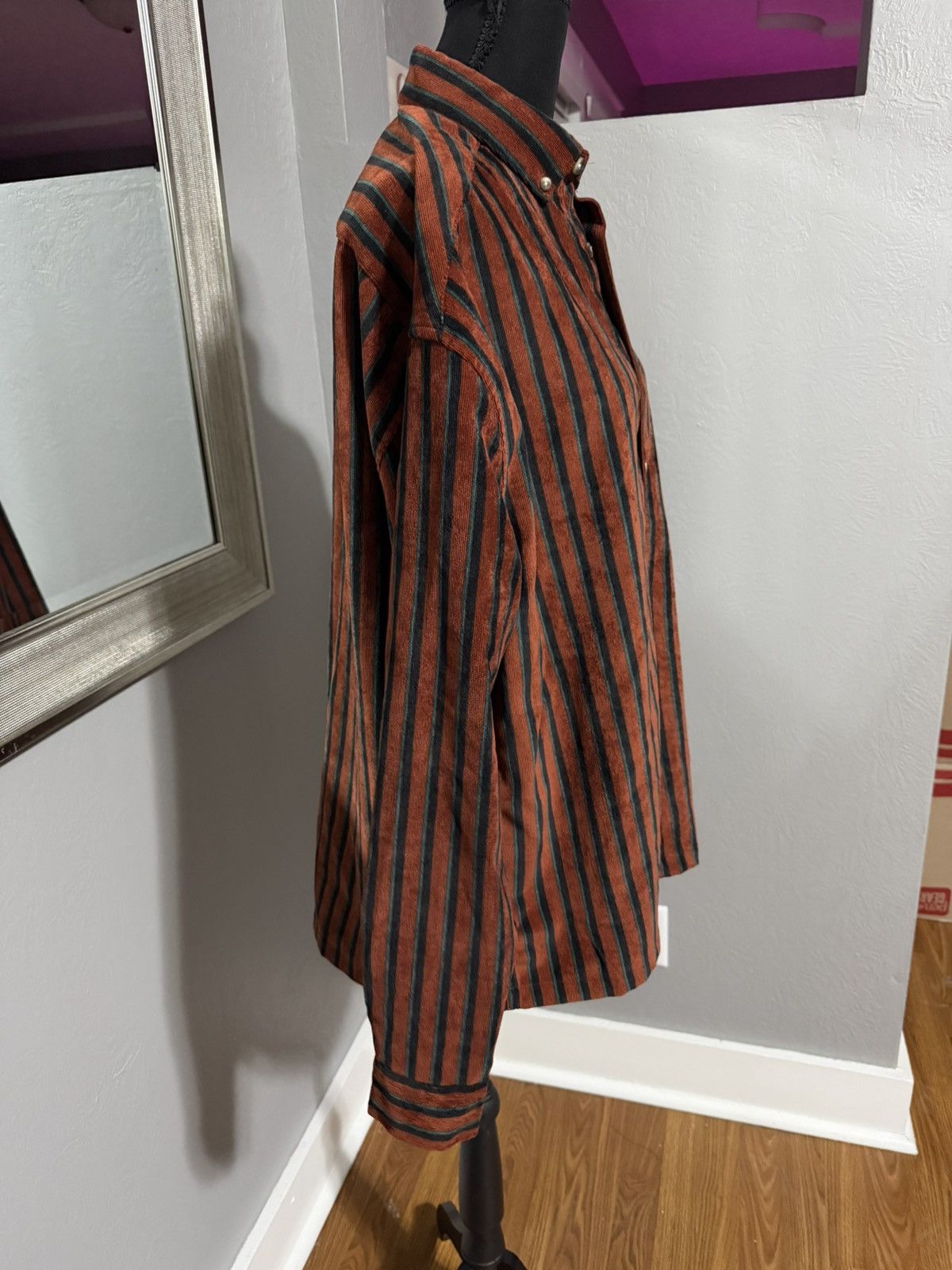 Asos Asos corduroy striped 70s academia button down shirt small Size US S / EU 44-46 / 1 - 3 Thumbnail