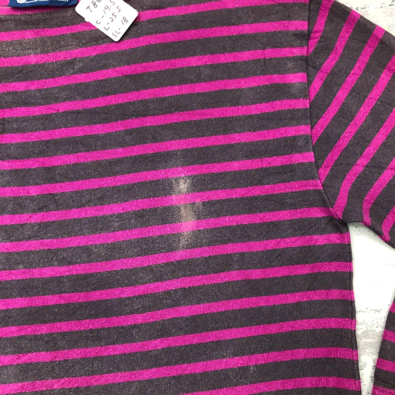 Saint James T86 SAINT JAMES STRIPED DISTRESSED LONG SLEEVE TEE Size US M / EU 48-50 / 2 - 6 Thumbnail