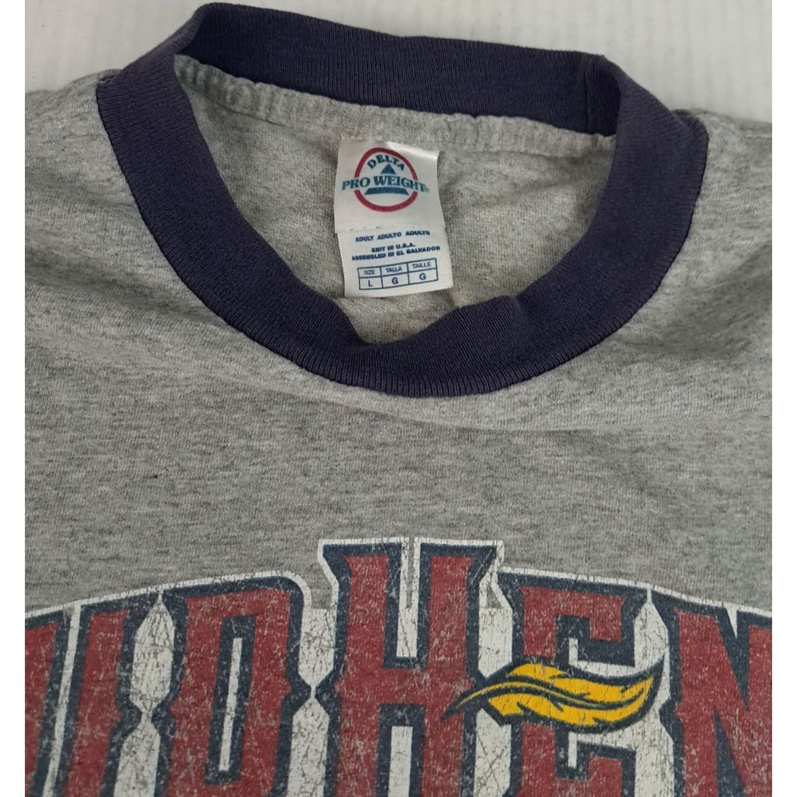 Delta Vintage Toledo Mudhens Shirt 2006 LG Size US L / EU 52-54 / 3 - 3 Thumbnail