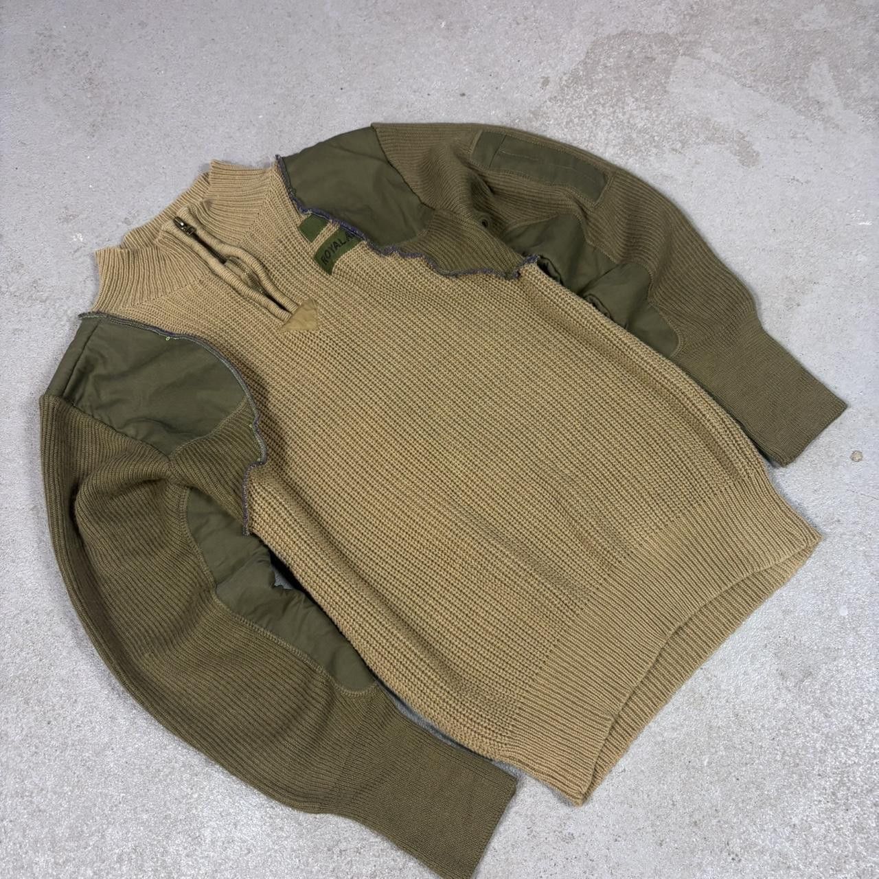 Japanese Brand × Vintage Military surplus cut and sewn ribbed archive sweater Size US L / EU 52-54 / 3 - 3 Thumbnail