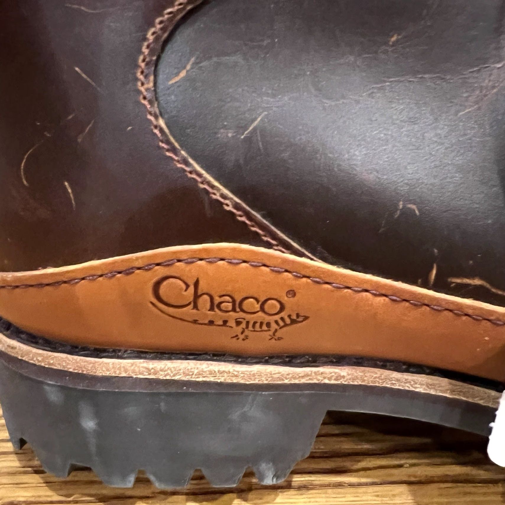 Chaco NWT Chaco Fields Womens Brown Outdoor Leather Waterproof Lace Up Boots Size 6.5 Modern Bootie Size US 7 / IT 37 - 3 Thumbnail