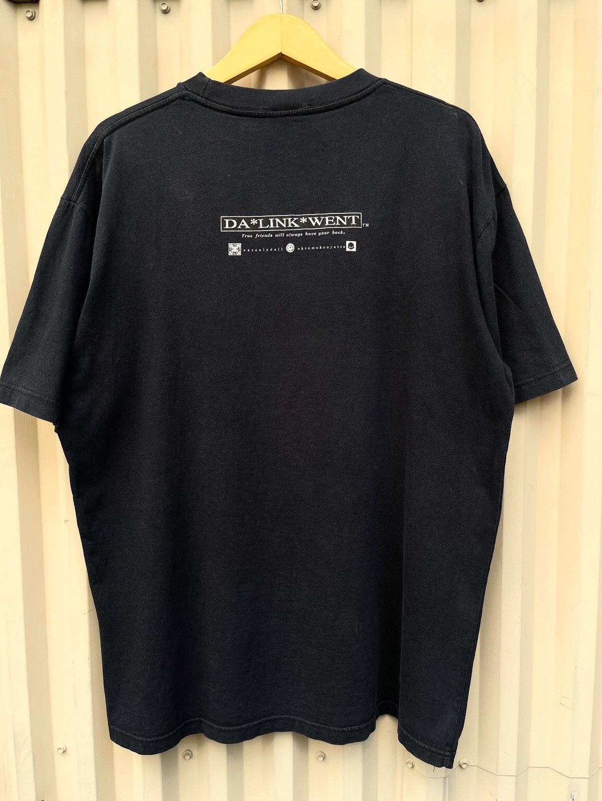 Vintage 90s Da Link Went I Must Survive Size US XL / EU 56 / 4 - 4 Thumbnail