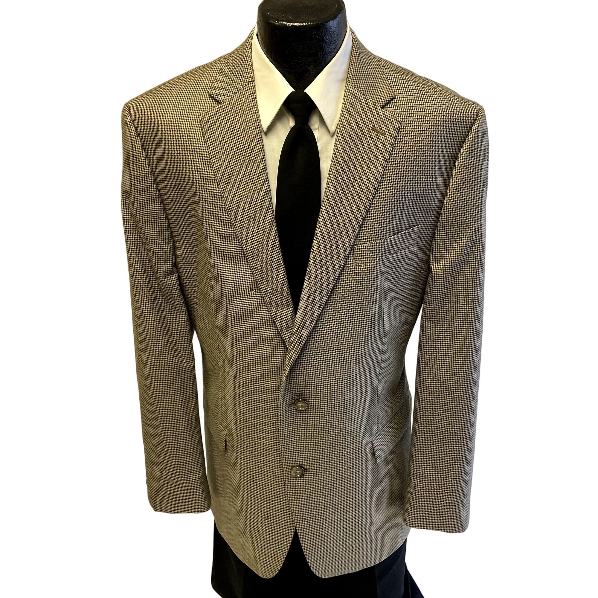 Ralph Lauren Sport Coat HOUNDSTOOTH Jacket OVERCHECK Blazer