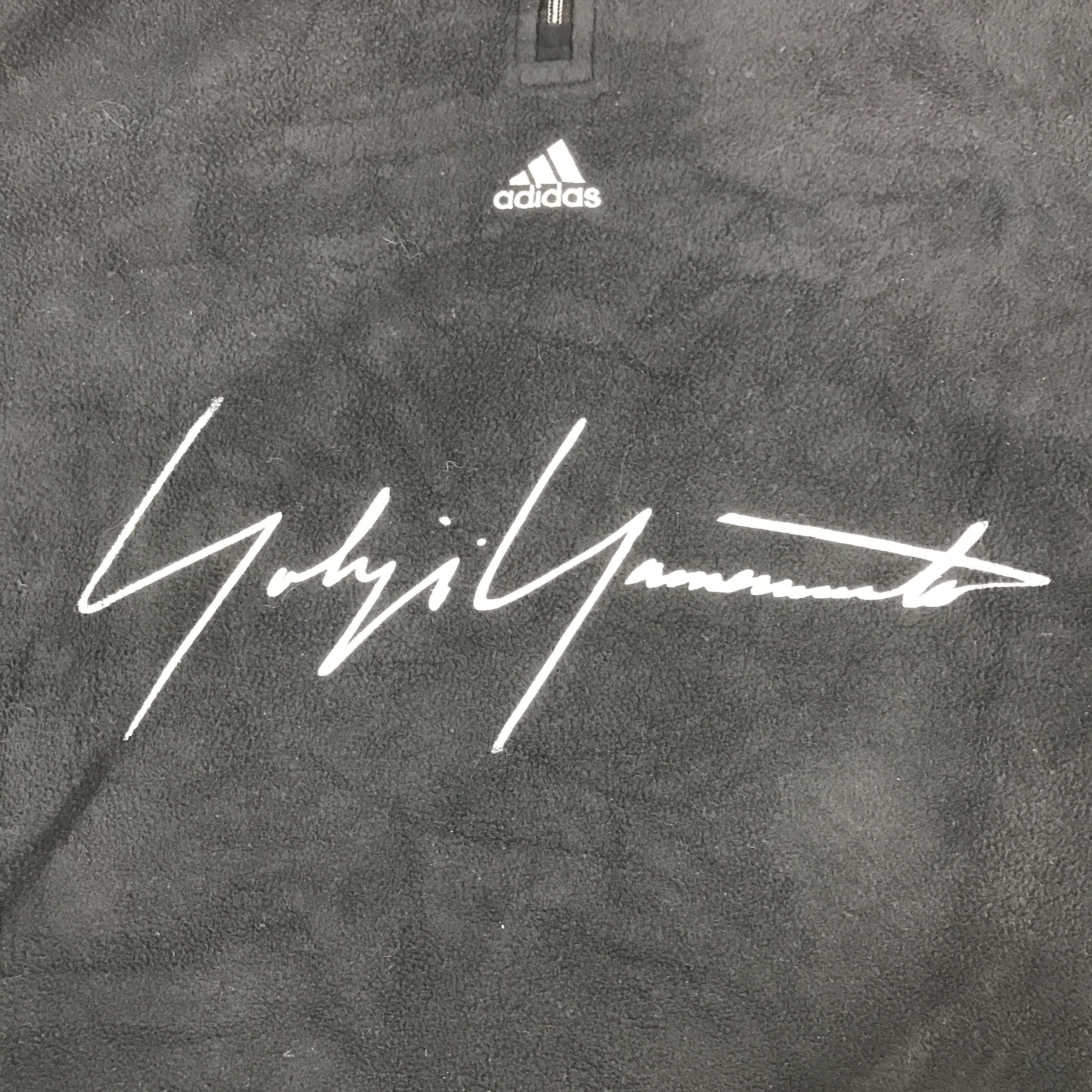 Adidas × Vintage × Yohji Yamamoto Adidas x Yohji Yamamoto fleece custom art sweater Jacket Size US L / EU 52-54 / 3 - 11 Thumbnail
