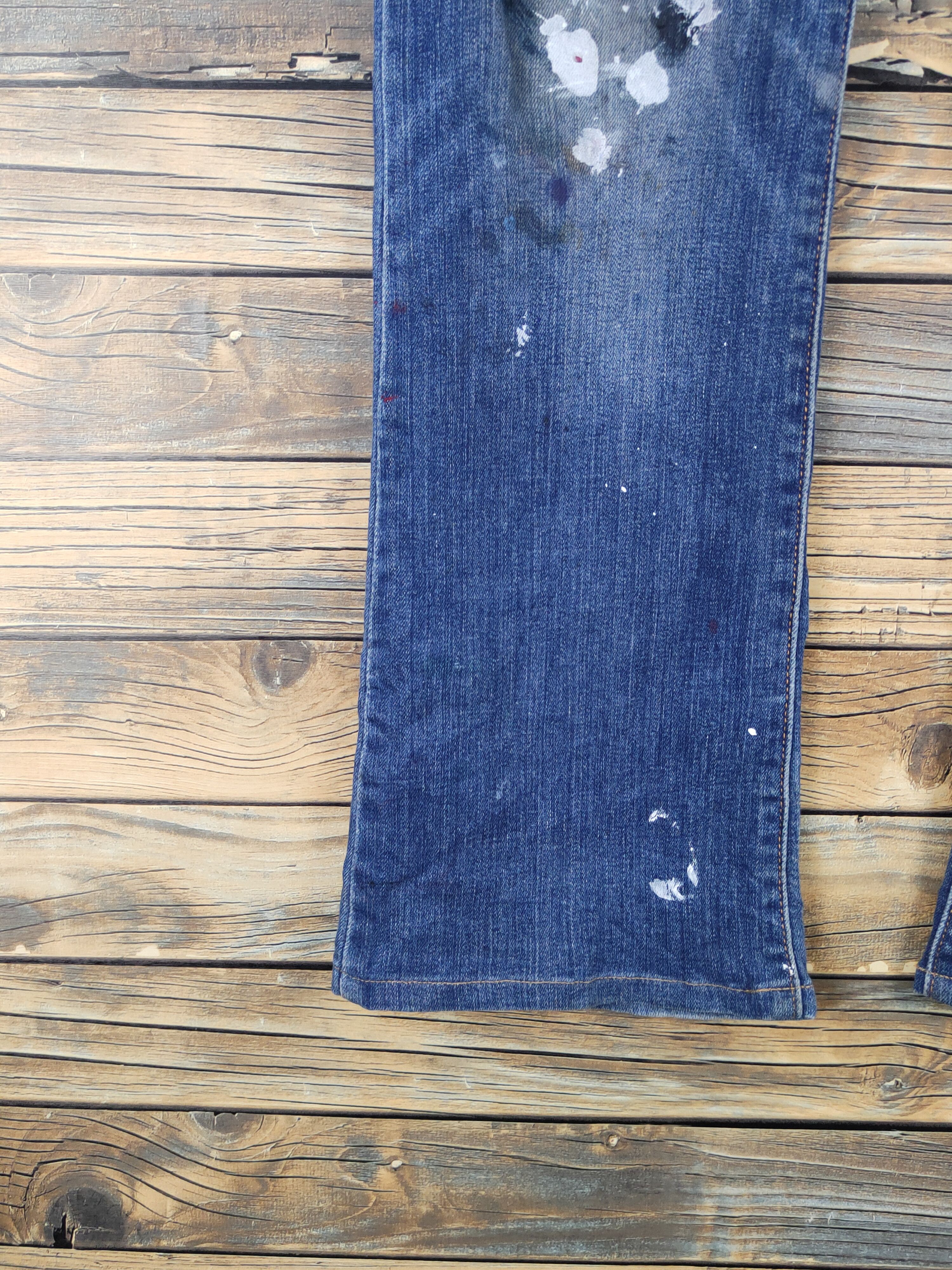 Levi's Levi's painter bootcut Distressed Ripped denim Jeans #W1980 Size 27" / US 4 / IT 40 - 4 Thumbnail