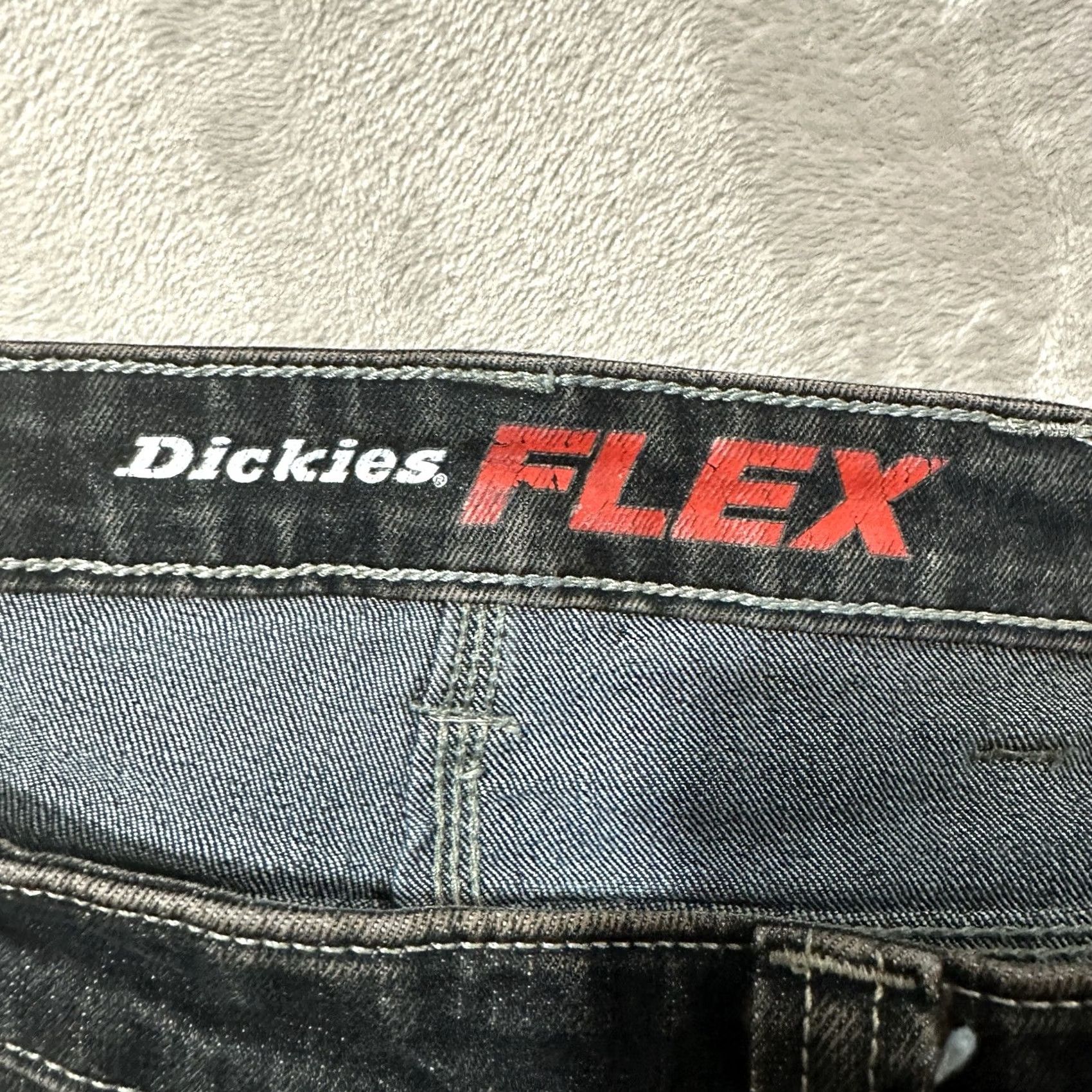 Dickies Dickies 874 Jeans Men 30 Black Double Knee Pockets Denim Relaxed Straight 5-Pocket Stretch Size US 30 / EU 46 - 3 Thumbnail