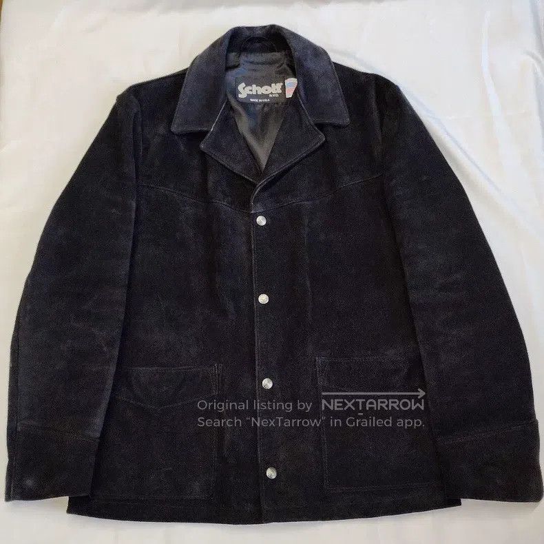 Schott Schott Suede farmer fur coat Size US L / EU 52-54 / 3 - 1 Thumbnail