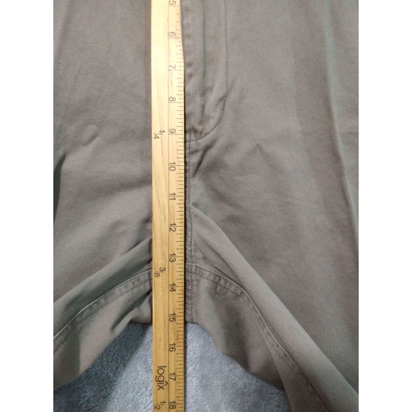 Chaps Chaps Shorts Mens 36 Beige Chino Bermuda Flat Front High Rise Cotton Size US 36 / EU 52 - 5 Thumbnail