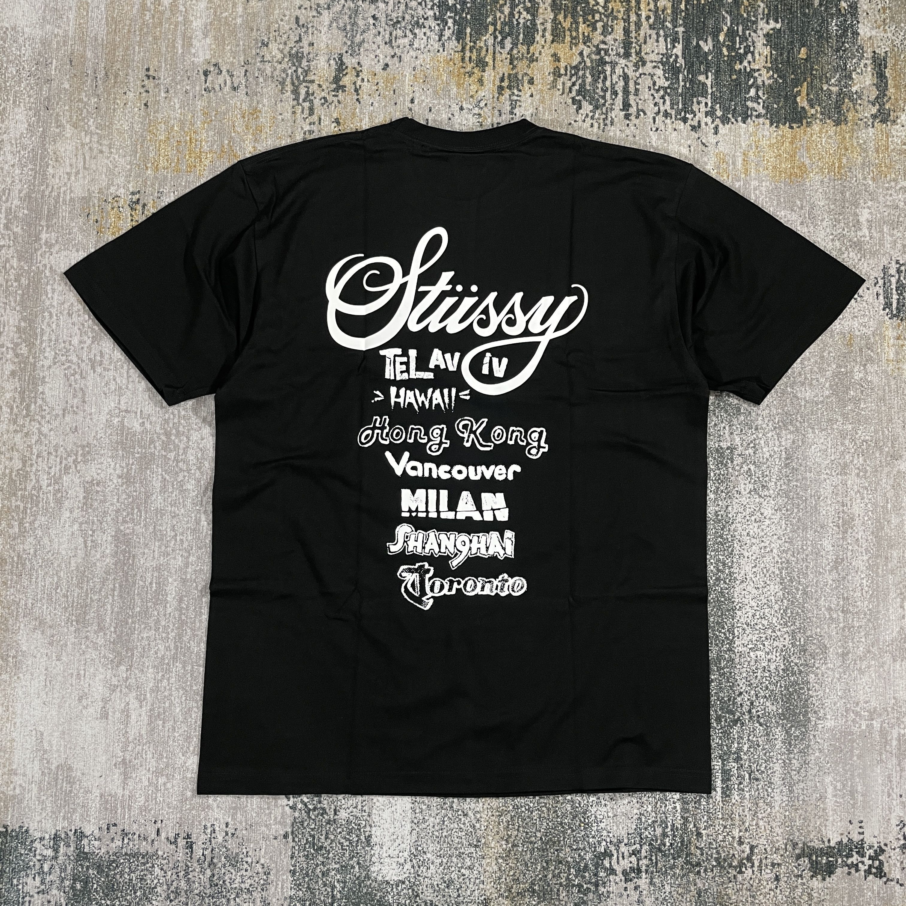 Stussy Stussy Tour Tee Black Medium Size US M / EU 48-50 / 2 - 3 Thumbnail