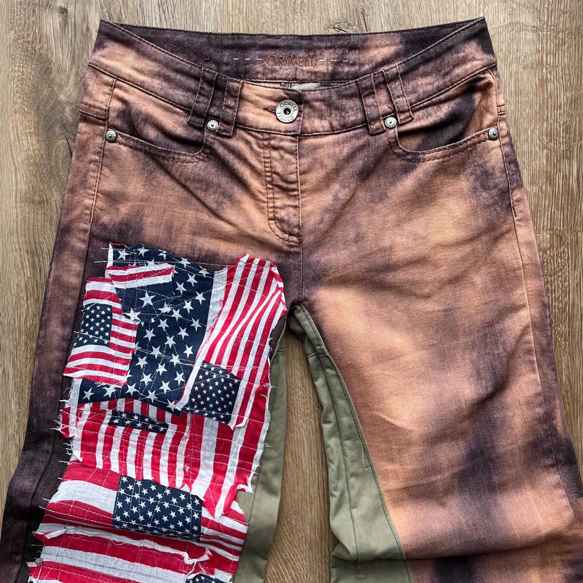 Other Hysteric Glamour Type Handmade Boro Patchwork Rework W6 Size 28" / US 6 / IT 42 - 3 Thumbnail