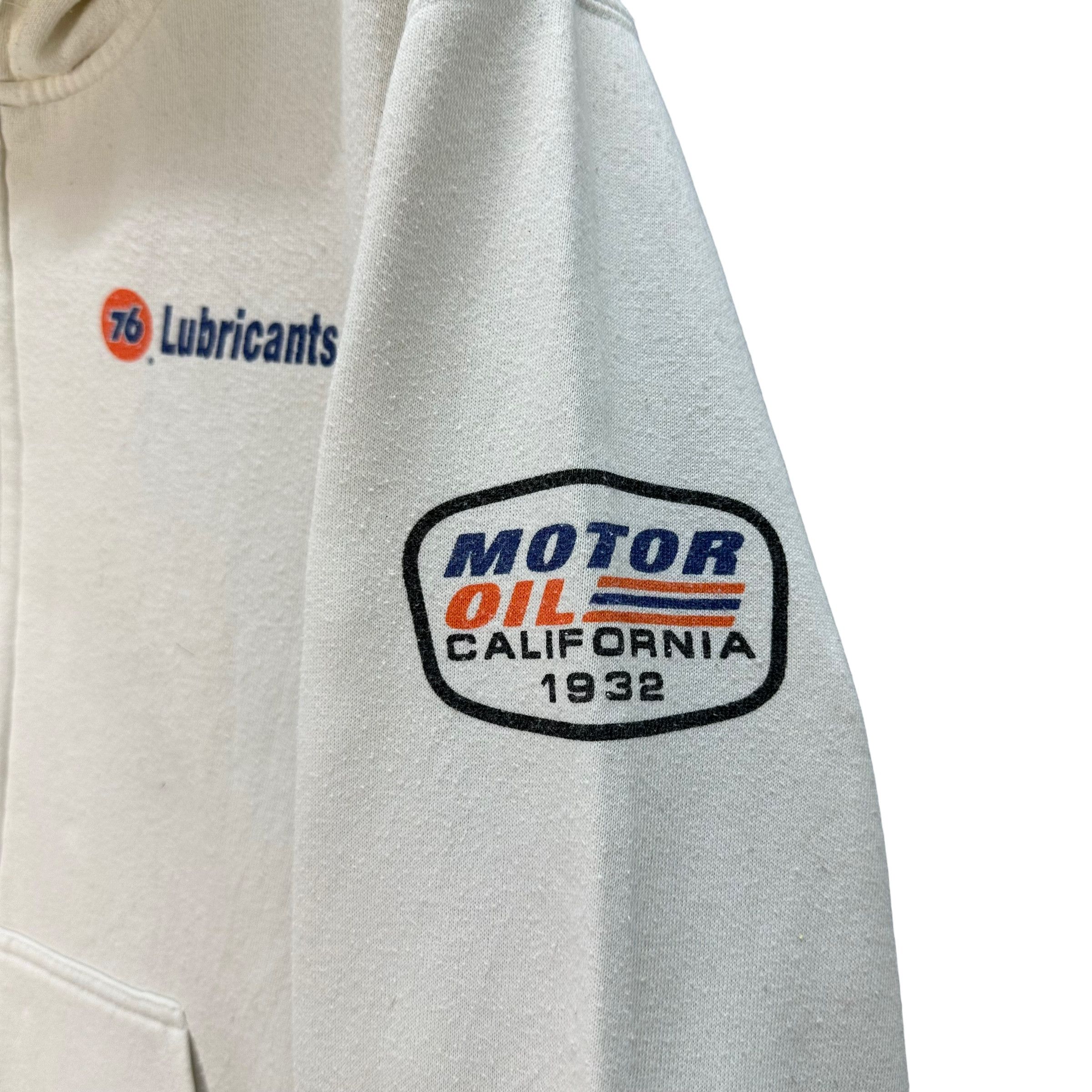 Japanese Brand 76 LUBRICANTS Big Logo Zipper Hoodie Sweatshirt #A4-0097 Size US M / EU 48-50 / 2 - 9 Thumbnail