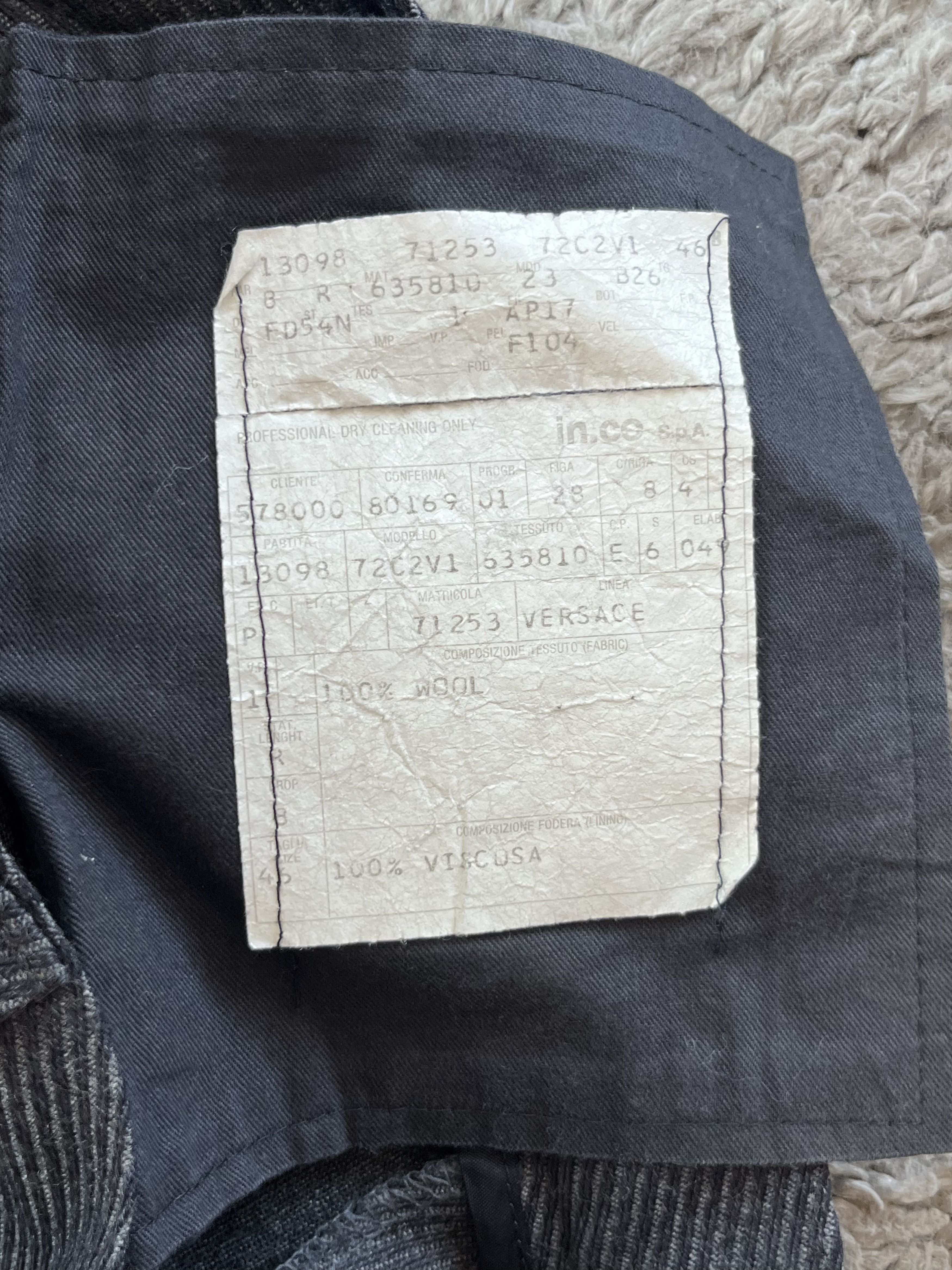 Versace Vintage Luxury Pants Gianni Versace MADE IN ITALY Size US 32 / EU 48 - 7 Thumbnail