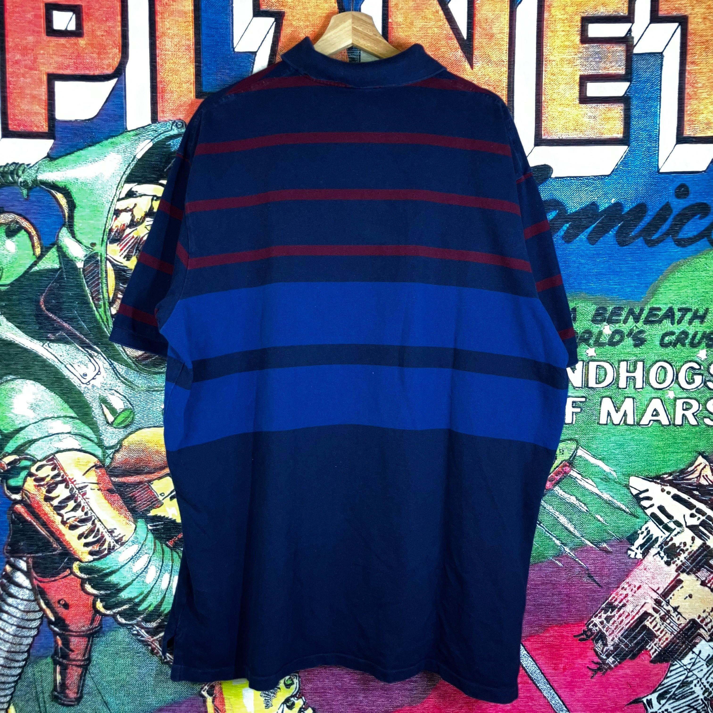 Polo Ralph Lauren × Vintage Polo by Ralph Lauren Stripped Navy/Red/Blue Yellow Spell out Size US XXL / EU 58 / 5 - 2 Thumbnail