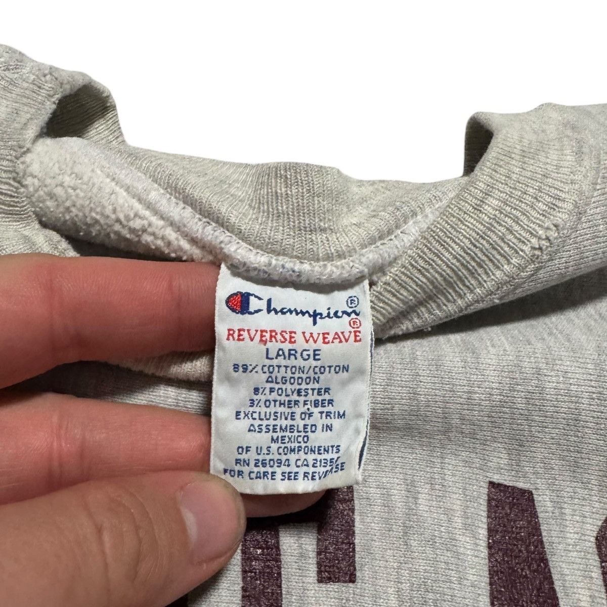 Champion Vintage 90s Champion RW Texas A&M Sweatshirt Men's L FLAW Size US L / EU 52-54 / 3 - 7 Thumbnail