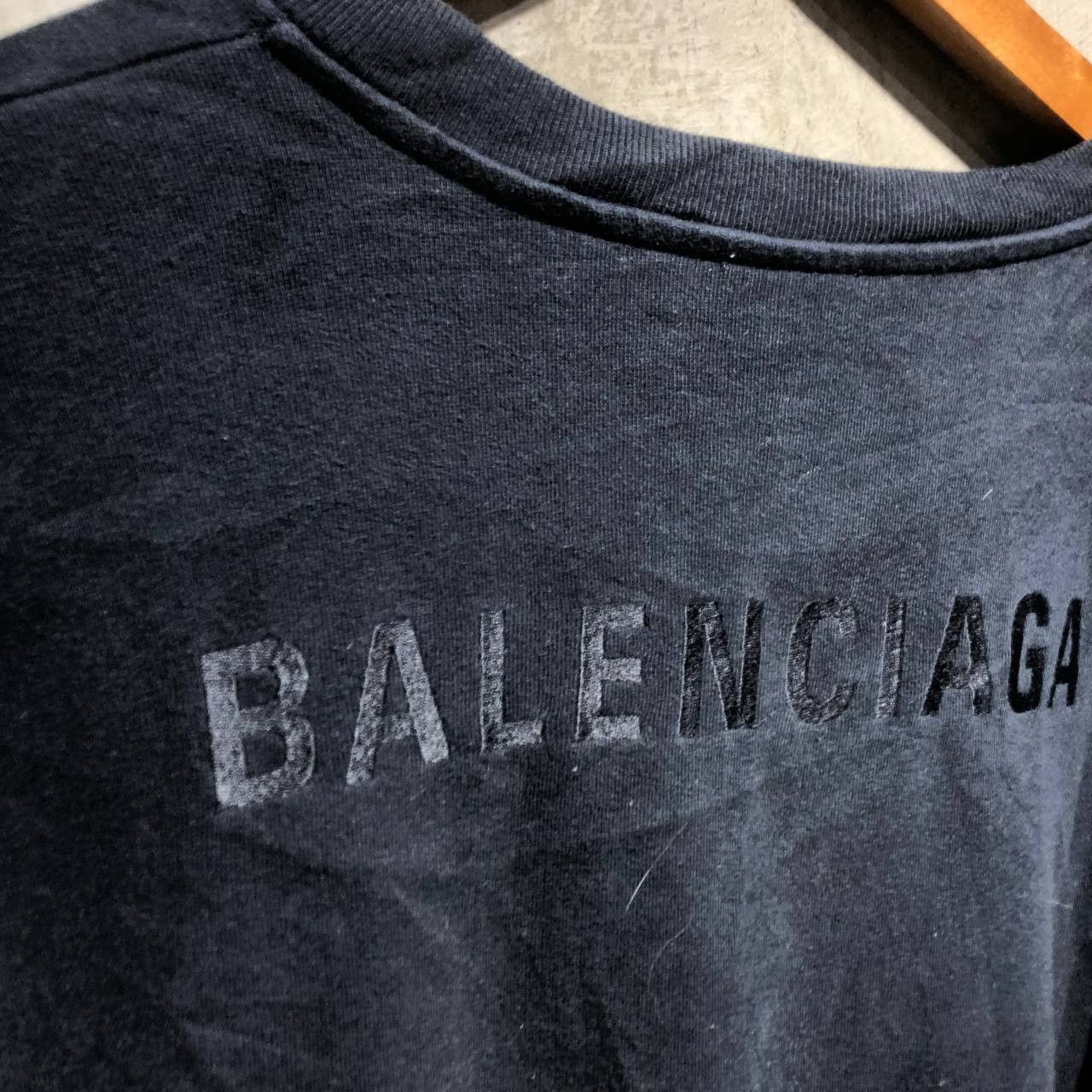 Balenciaga Balenciaga Spell out logo embroidered crewneck long sleeves Size S / US 4 / IT 40 - 4 Thumbnail