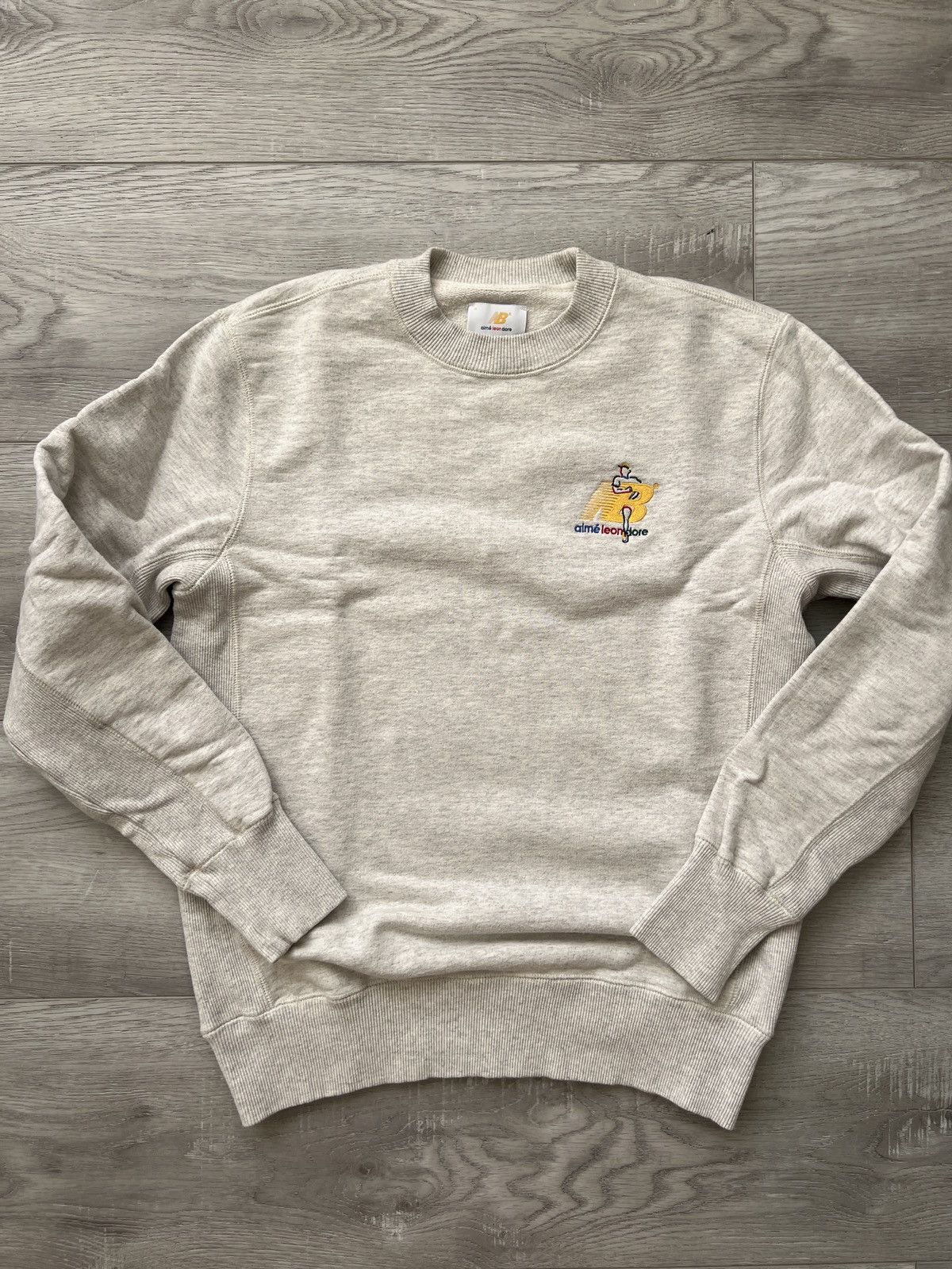 Aime Leon Dore × New Balance Aime Leon Dore New Balance Oatmeal Cream Crewneck Size US M / EU 48-50 / 2 - 1 Thumbnail