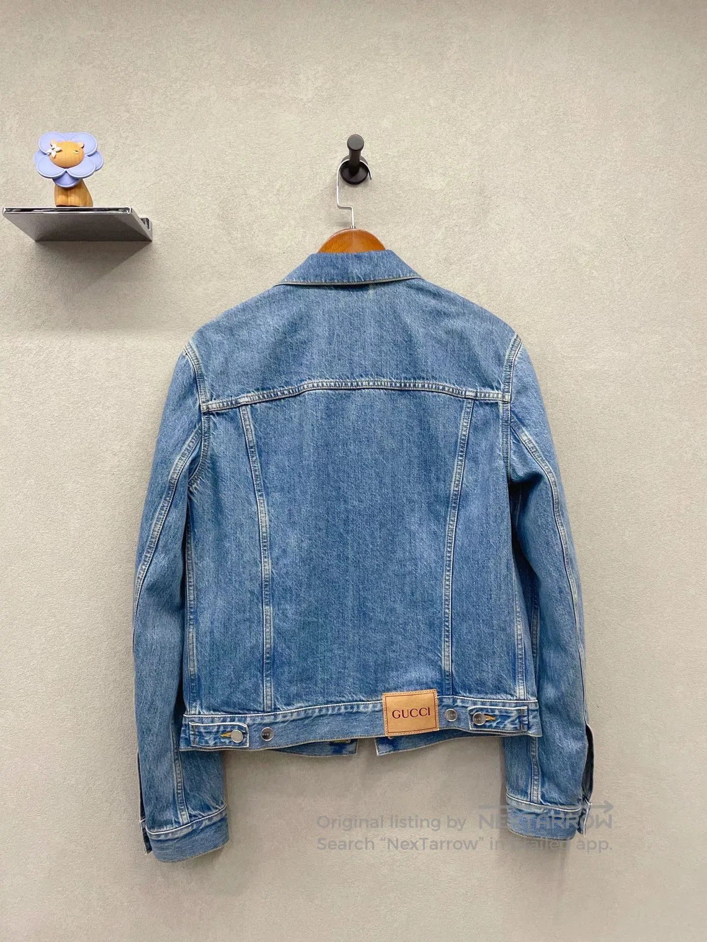 Gucci Gucci Double G Print Denim Jacket. Size US S / EU 44-46 / 1 - 2 Thumbnail