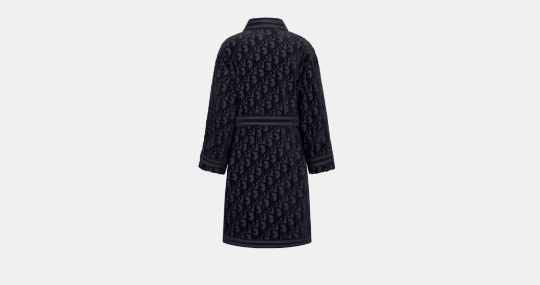 o1w1db10324 Bathrobe in Navy Blue