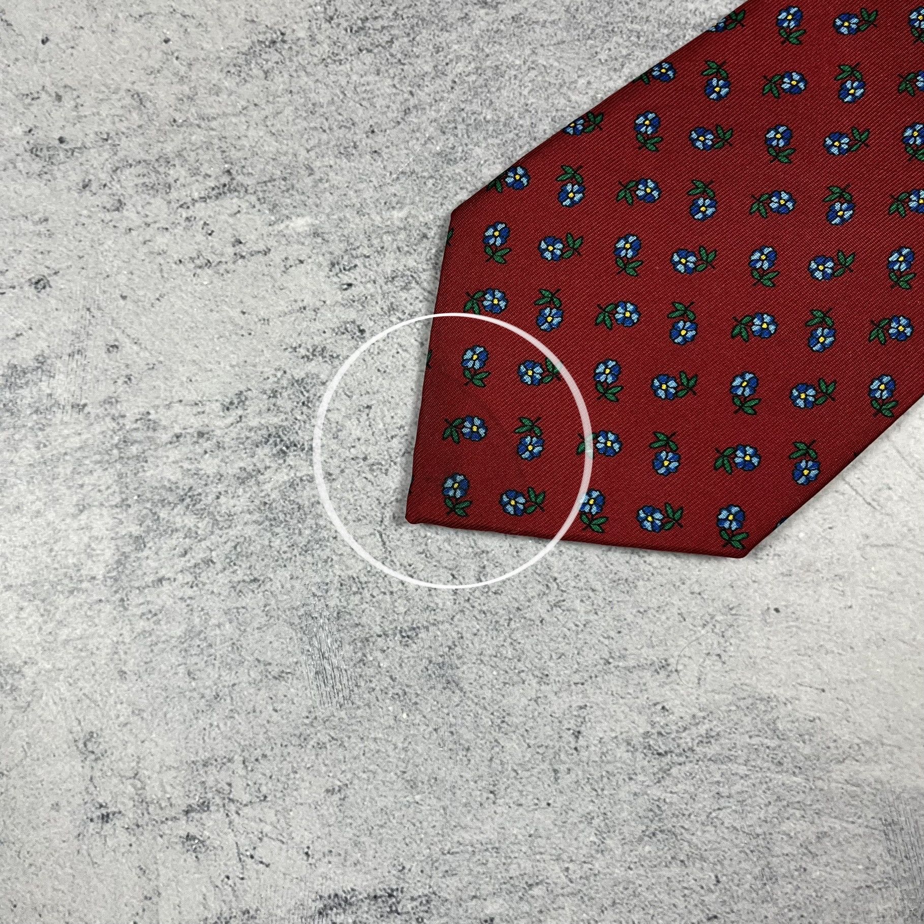 Burberry Burberry London Hand Made Silk Floral Pattern Tie Size ONE SIZE - 13 Thumbnail