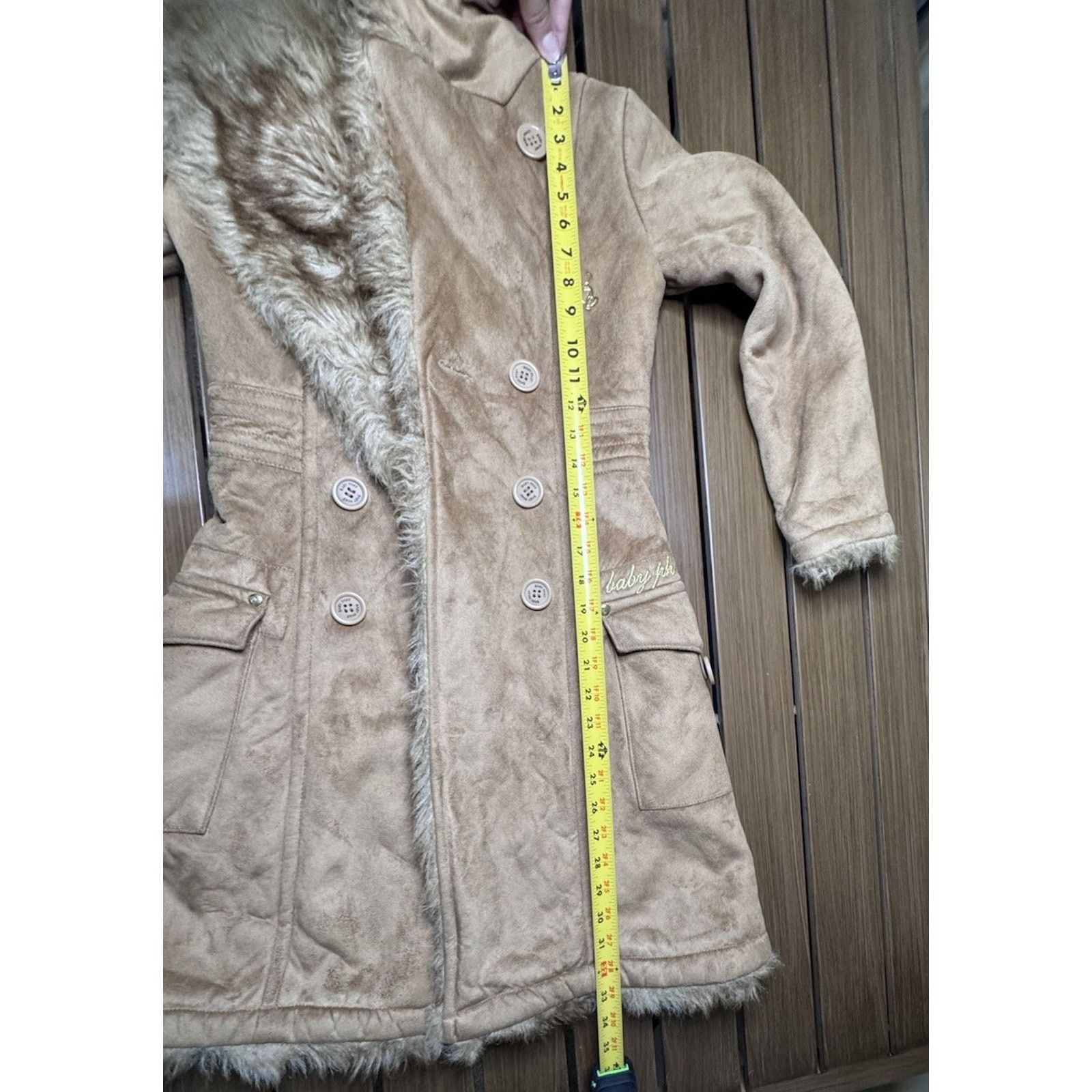 Other Vintage 90’s Baby Phat Girls Small Coat Faux Suede Size XXS / US 00 / IT 34 - 7 Thumbnail
