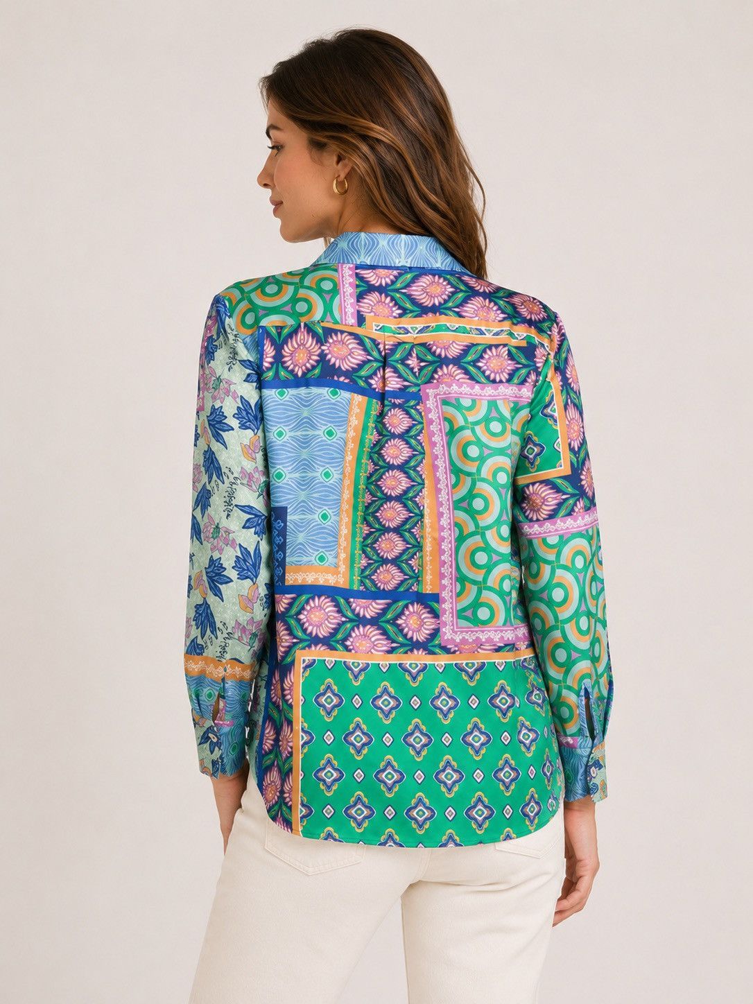 Rachel Zoe 🎉LAST‎ PIECE 🎉 RACHEL ZOE Long Sleeve Tunic Shirt Size M / US 6-8 / IT 42-44 - 2 Thumbnail