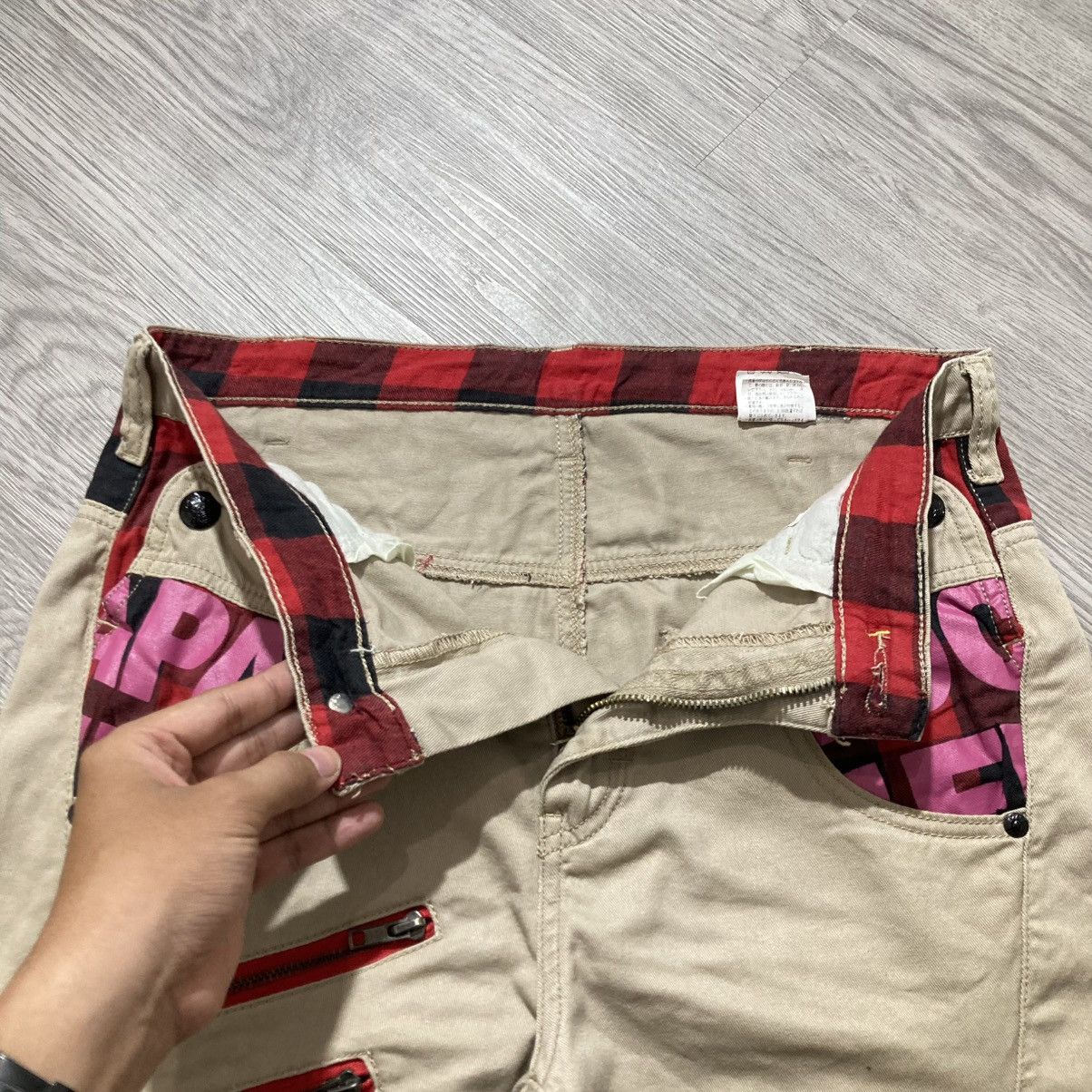 If Six Was Nine 2000s Japanese Brand Biker Shortpants Punk Lgb Style Size US 29 - 11 Thumbnail