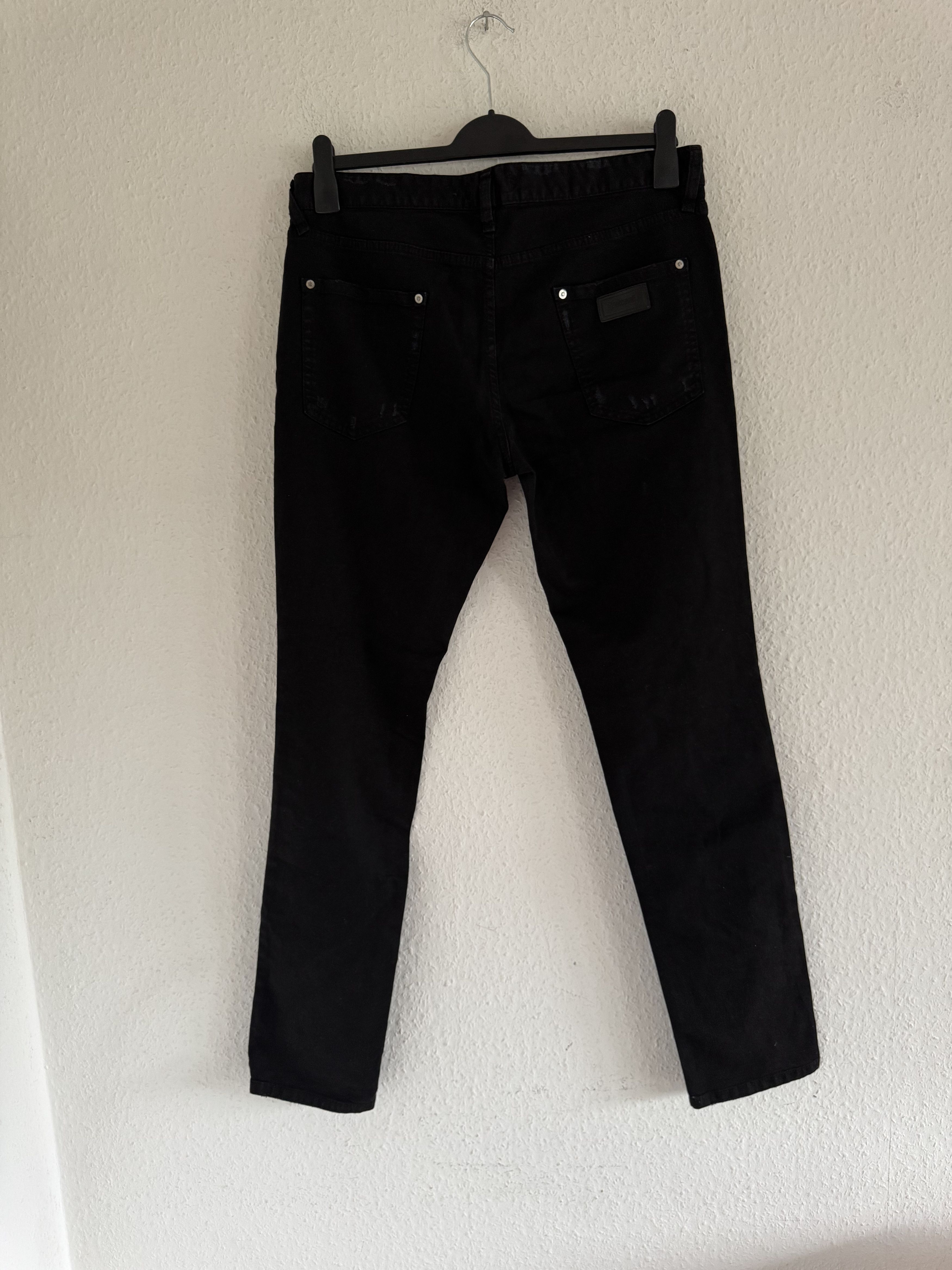Just Cavalli Studded Distressed Slim Jeans Size US 33 - 16 Thumbnail