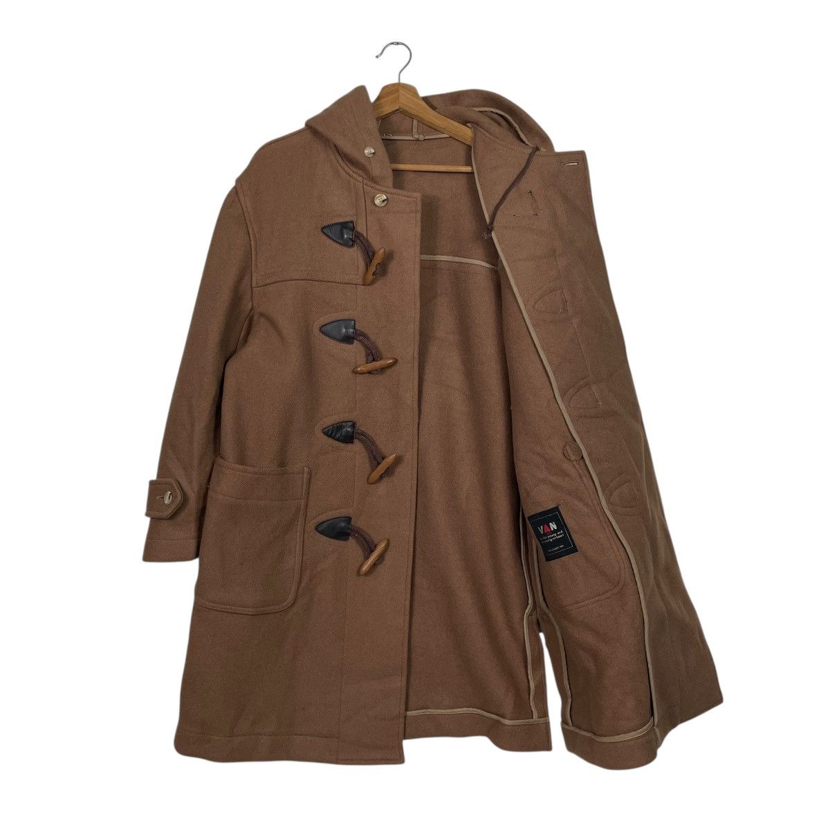 Van Van Jacket Hooded Wool Duffle Coat Size US M / EU 48-50 / 2 - 11 Thumbnail