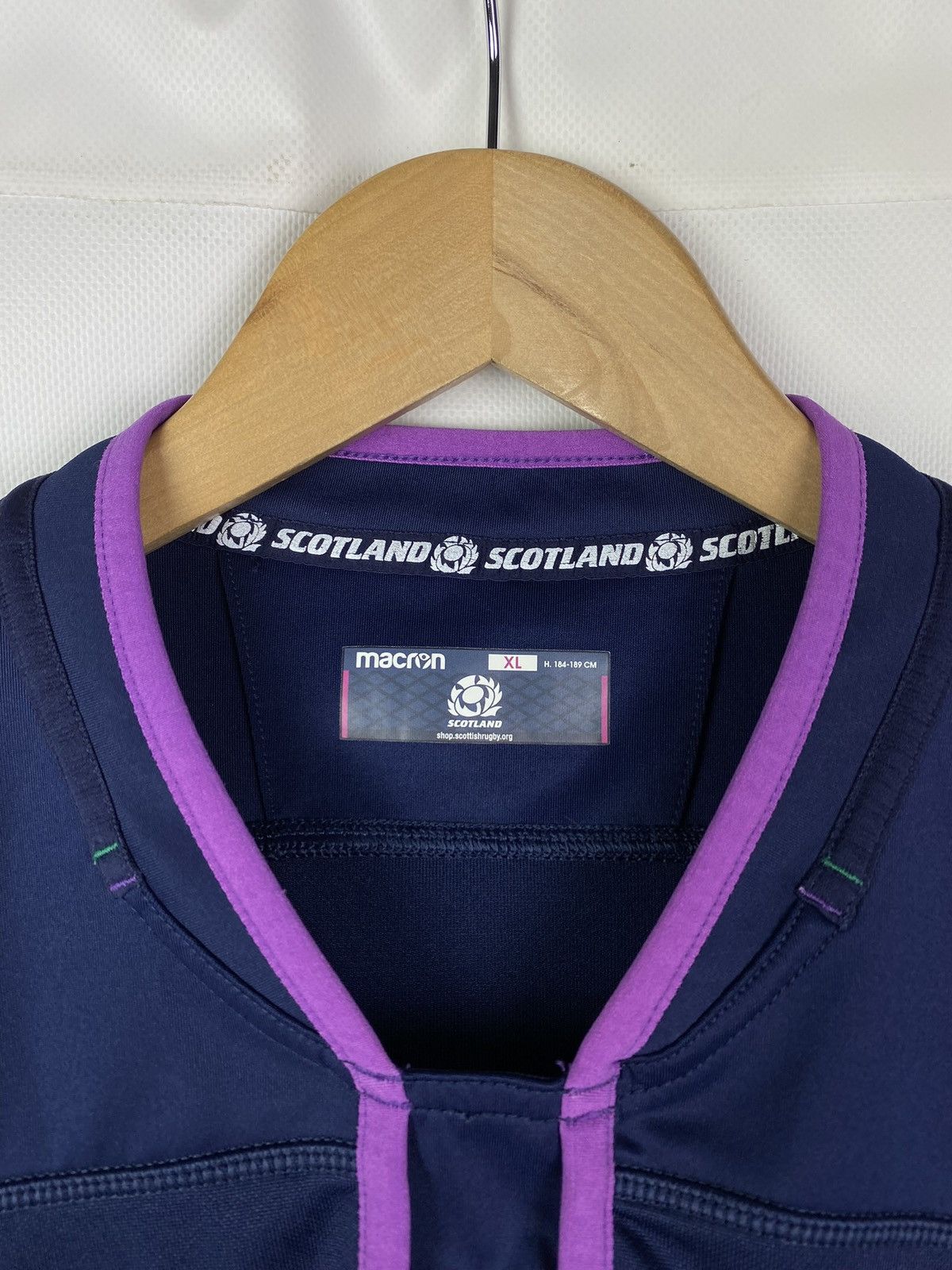 Macron Macron Scotland Union Rugby Shirt Jersey Size Xl Size US XL / EU 56 / 4 - 9 Thumbnail
